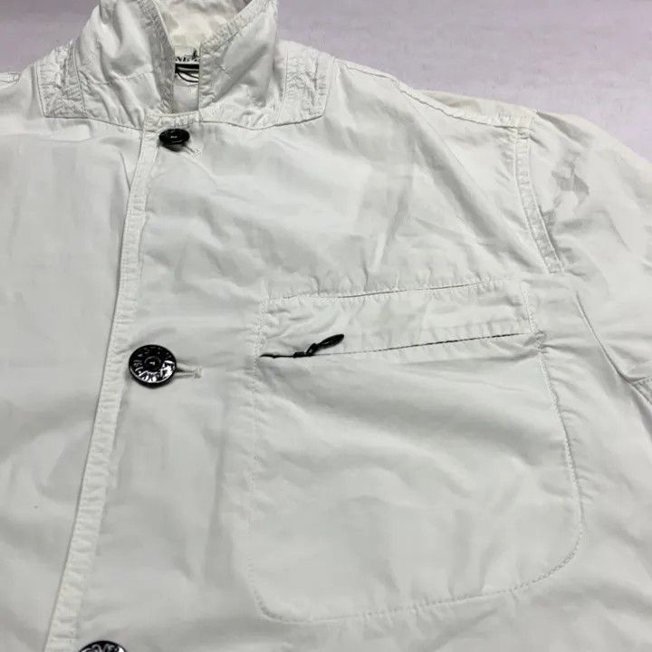 Stone Island Stone Island White ButtonUp Jacket for Men -2506 Size US XS / EU 42 / 0 - 3 Thumbnail