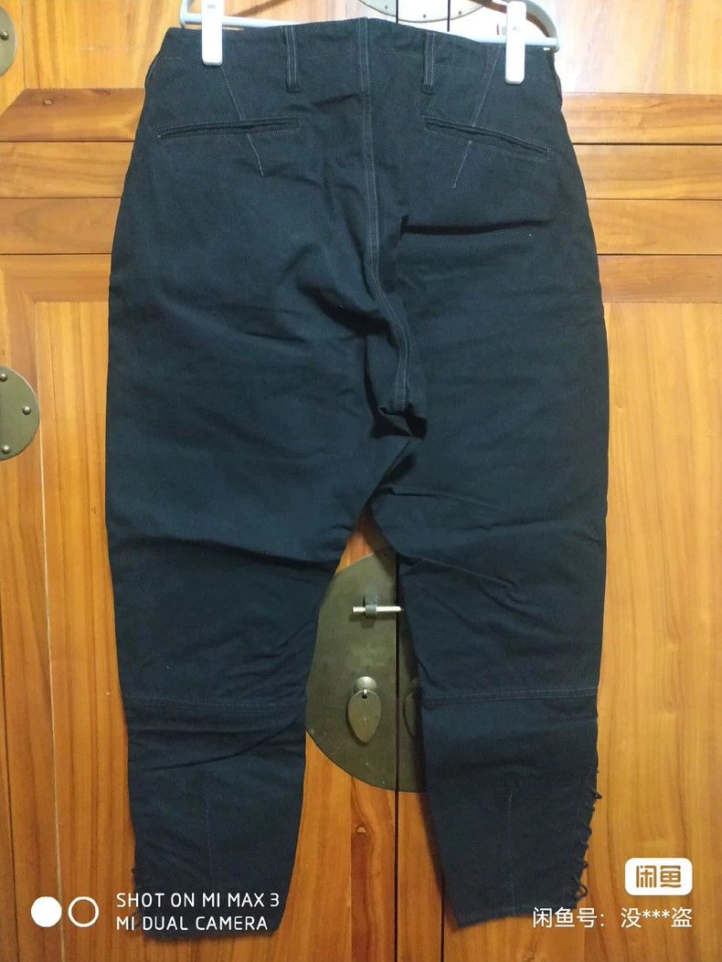Freewheelers Freewheelers Knee-pony pants, blue and black Size US 32 / EU 48 - 2 Thumbnail