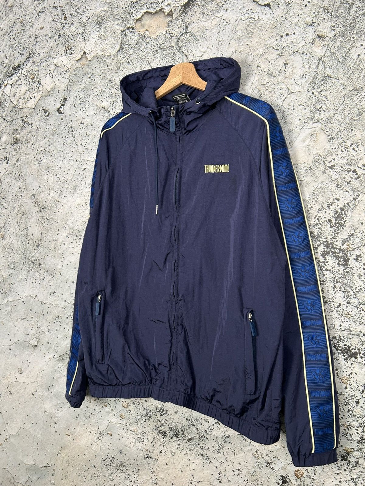 Thunderdome Vintage Thunderdome Hardcore Festival Rare Light Jacket 90s Size US XL / EU 56 / 4 - 4 Thumbnail
