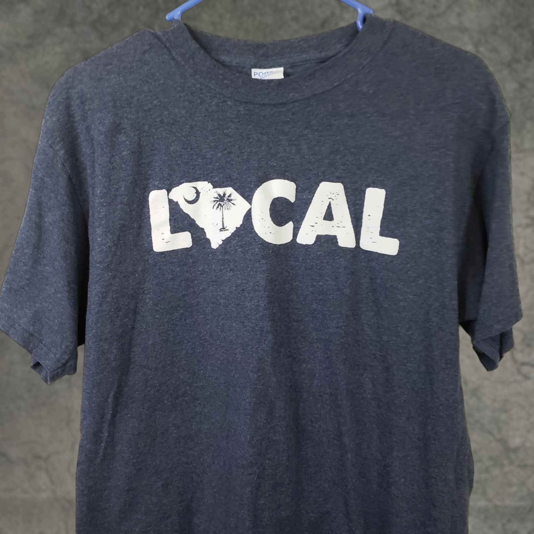 Vintage Port City South Carolina Local T-shirt Mens M Blue USA Pride Cotton Crewneck Short Sleeve Canvas Size US M / EU 48-50 / 2 - 1 Thumbnail