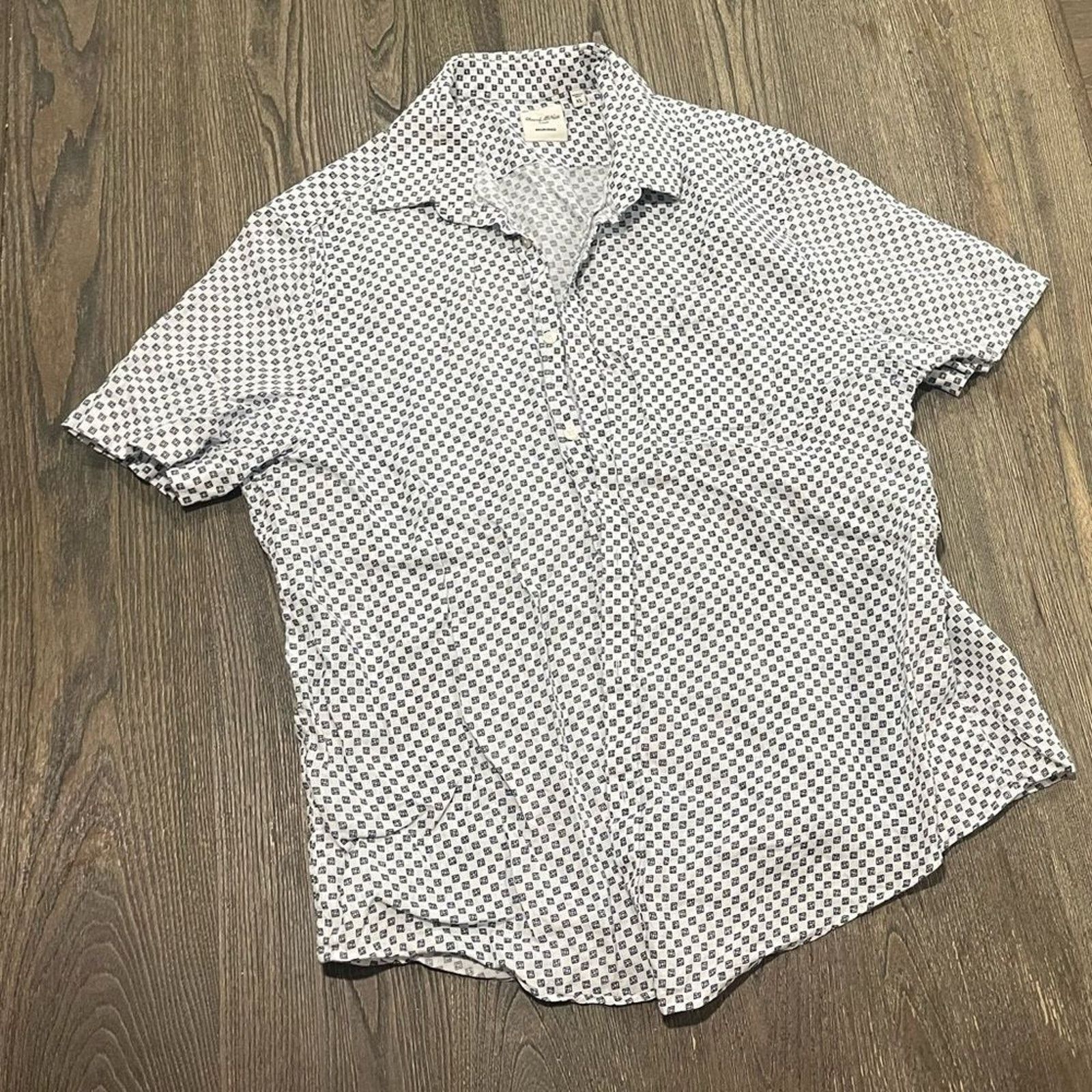 Vintage Baird McNutt Murano Mens Button-Up Shirt Short Sleeves XL Size US XL / EU 56 / 4 - 1 Thumbnail