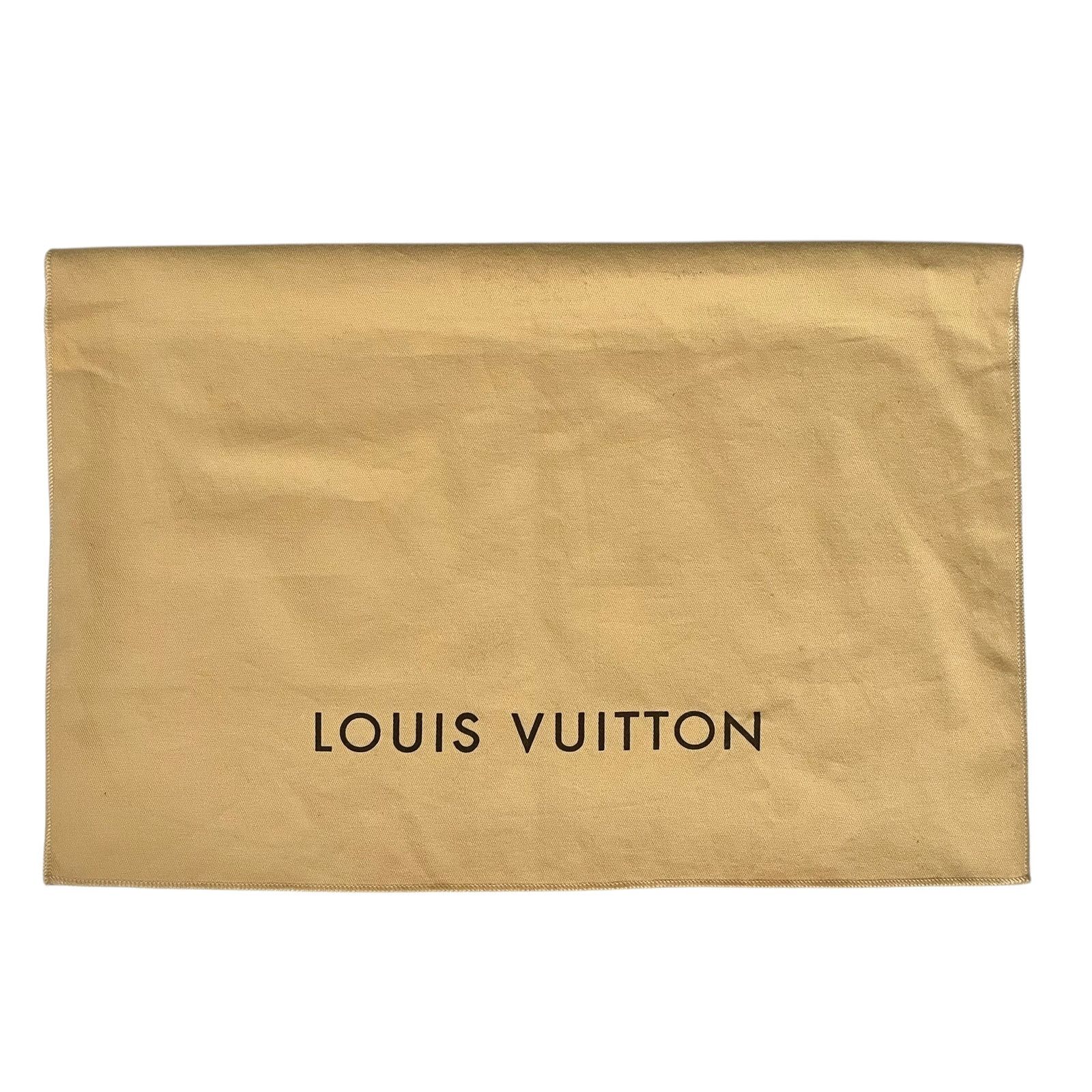 Louis Vuitton Large Fold-Over Envelope Dust Bag Cover in White, Women's