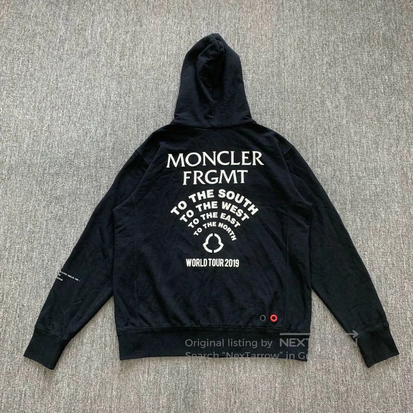 Moncler Genius moncler pharrell williams black logo hoodie. Size US XXL / EU 58 / 5 - 2 Thumbnail