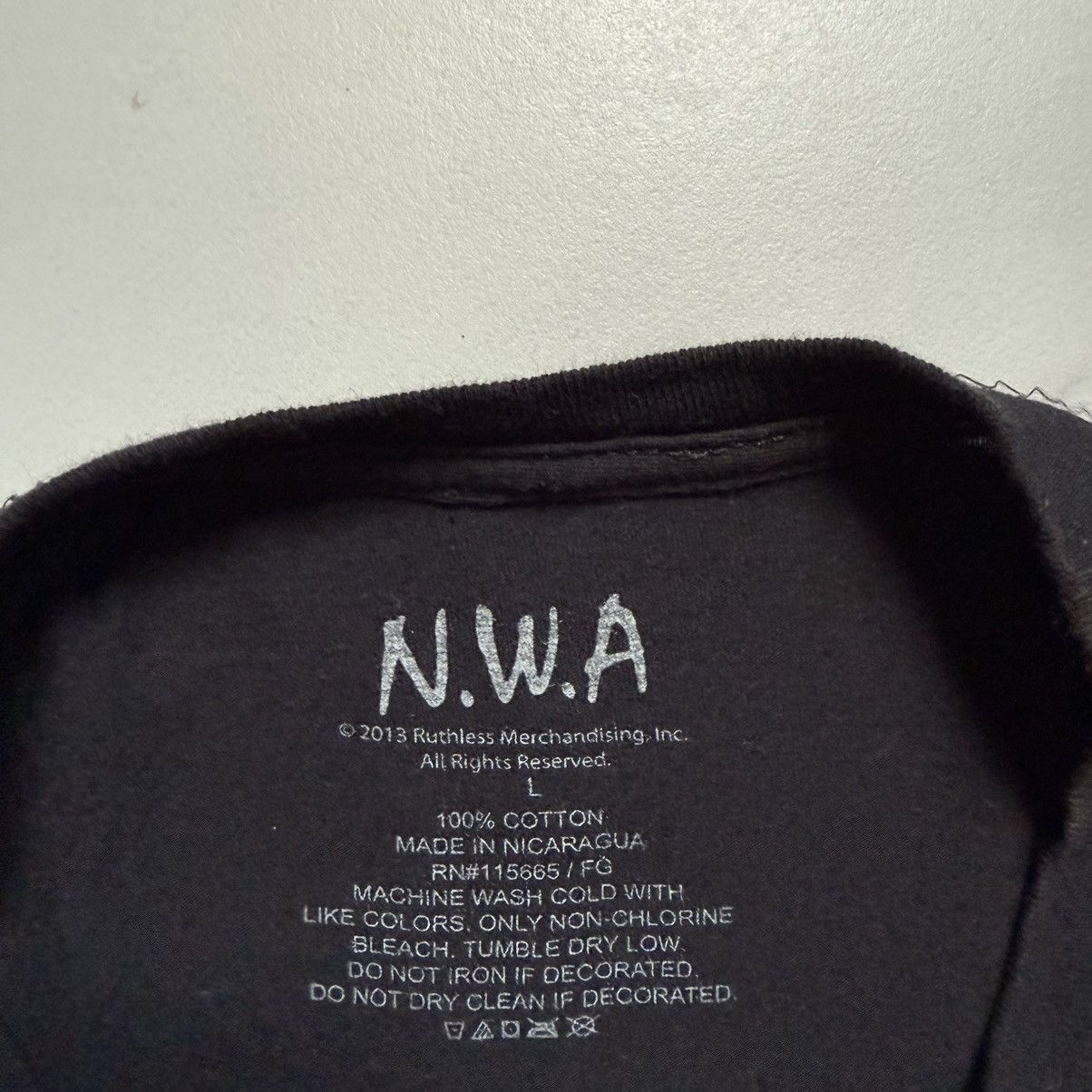 Rap Tees Vintage N.W.A. Established Compton, CA 1987 Tee Size US M / EU 48-50 / 2 - 5 Thumbnail