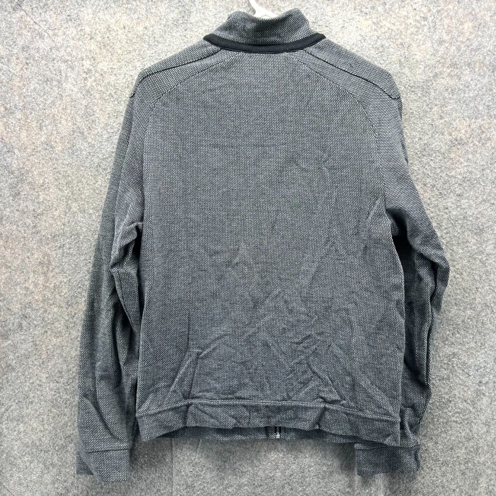 Armani Exchange Armani Exchange Jacket Mens Medium Gray Full Zip Fleece Bomber Vintage Shirt? Size US M / EU 48-50 / 2 - 2 Thumbnail