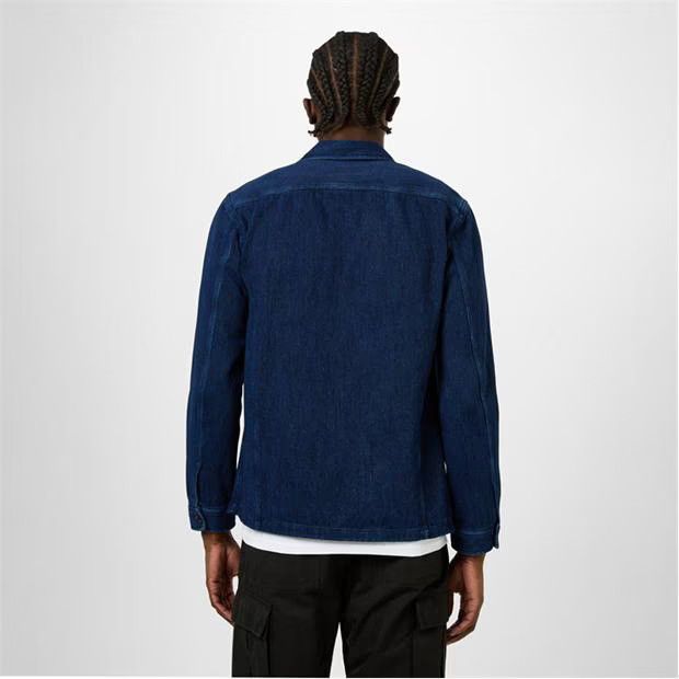 Tom Ford o1g2r1mq0724 Denim Over Shirt in Blue Size US S / EU 44-46 / 1 - 5 Thumbnail