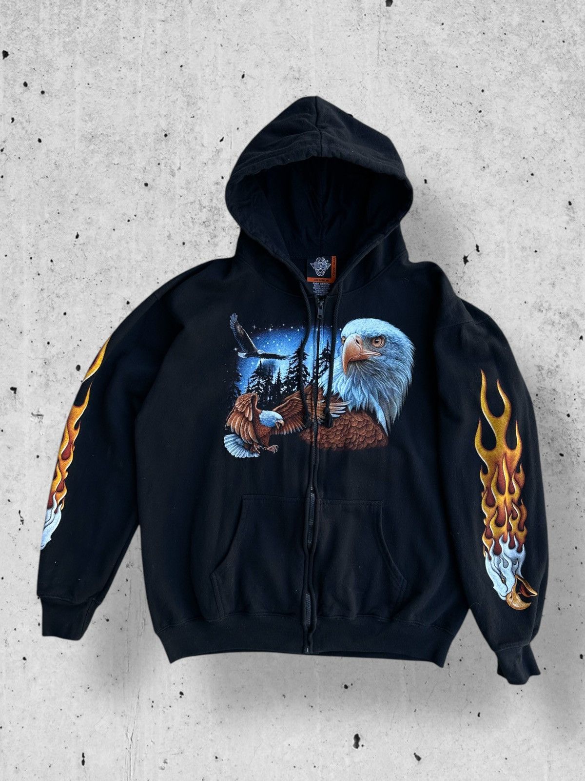 American Eagle Outfitters × Vintage Rock Eagle vintage zip hoodie, sze XL Size US XL / EU 56 / 4 - 2 Thumbnail