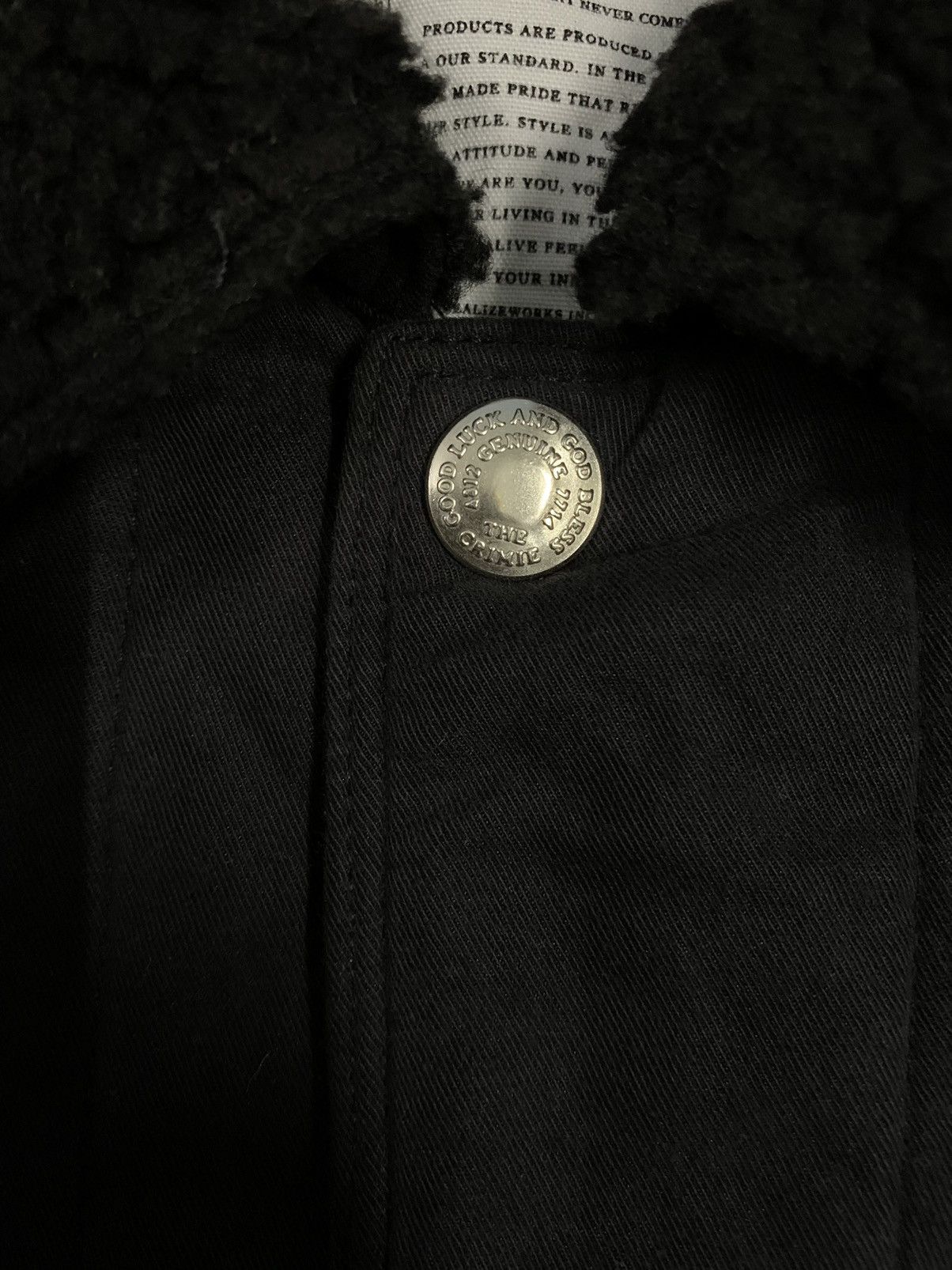 Japanese Brand Vintage The Crimie Canvas Sherpa Lined Trucker/Chore Jacket Size US M / EU 48-50 / 2 - 6 Thumbnail