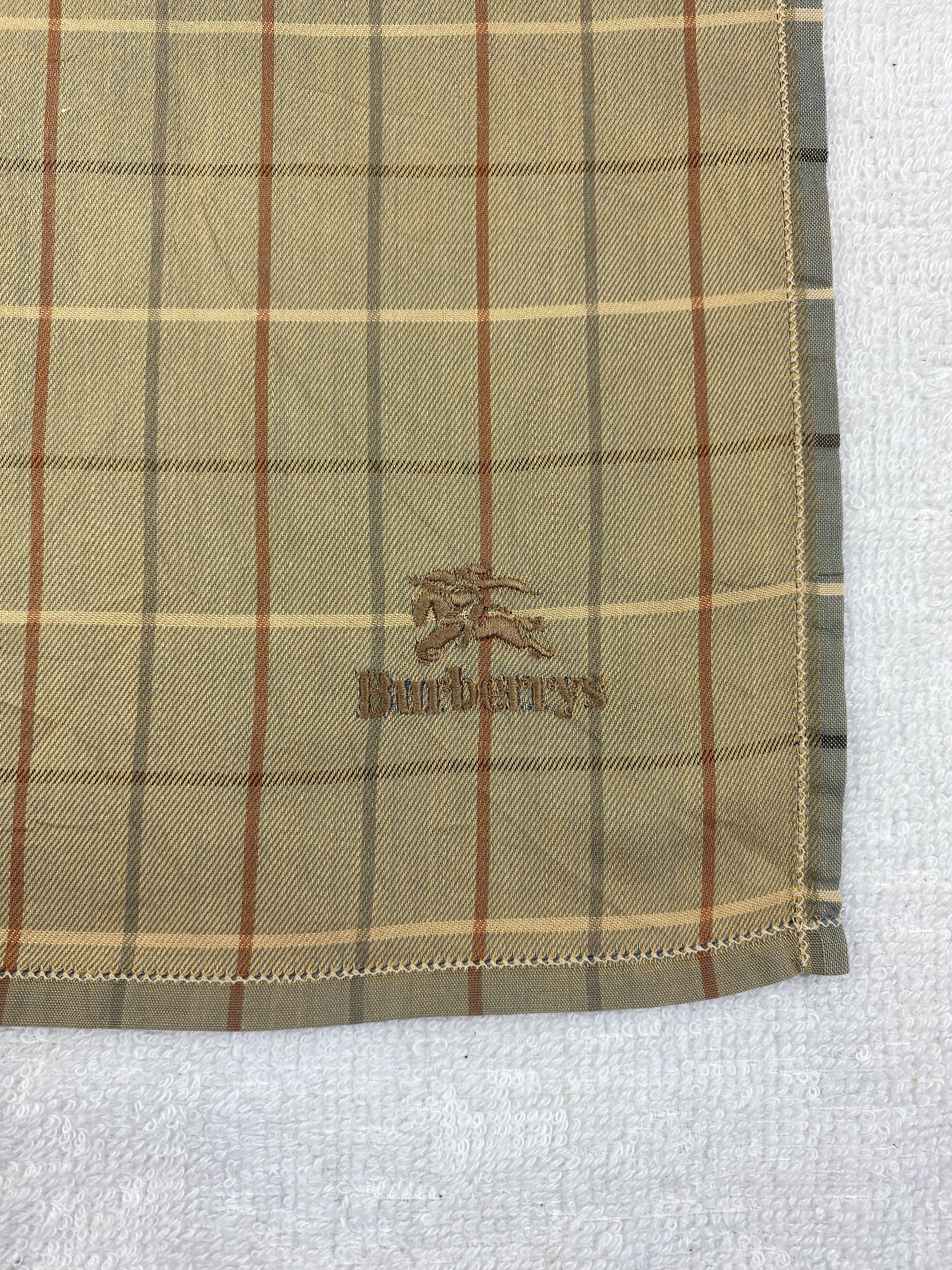 Burberry Vintage Burberrys Handkerchief / Bandana / Neckerchief Size ONE SIZE - 5 Thumbnail
