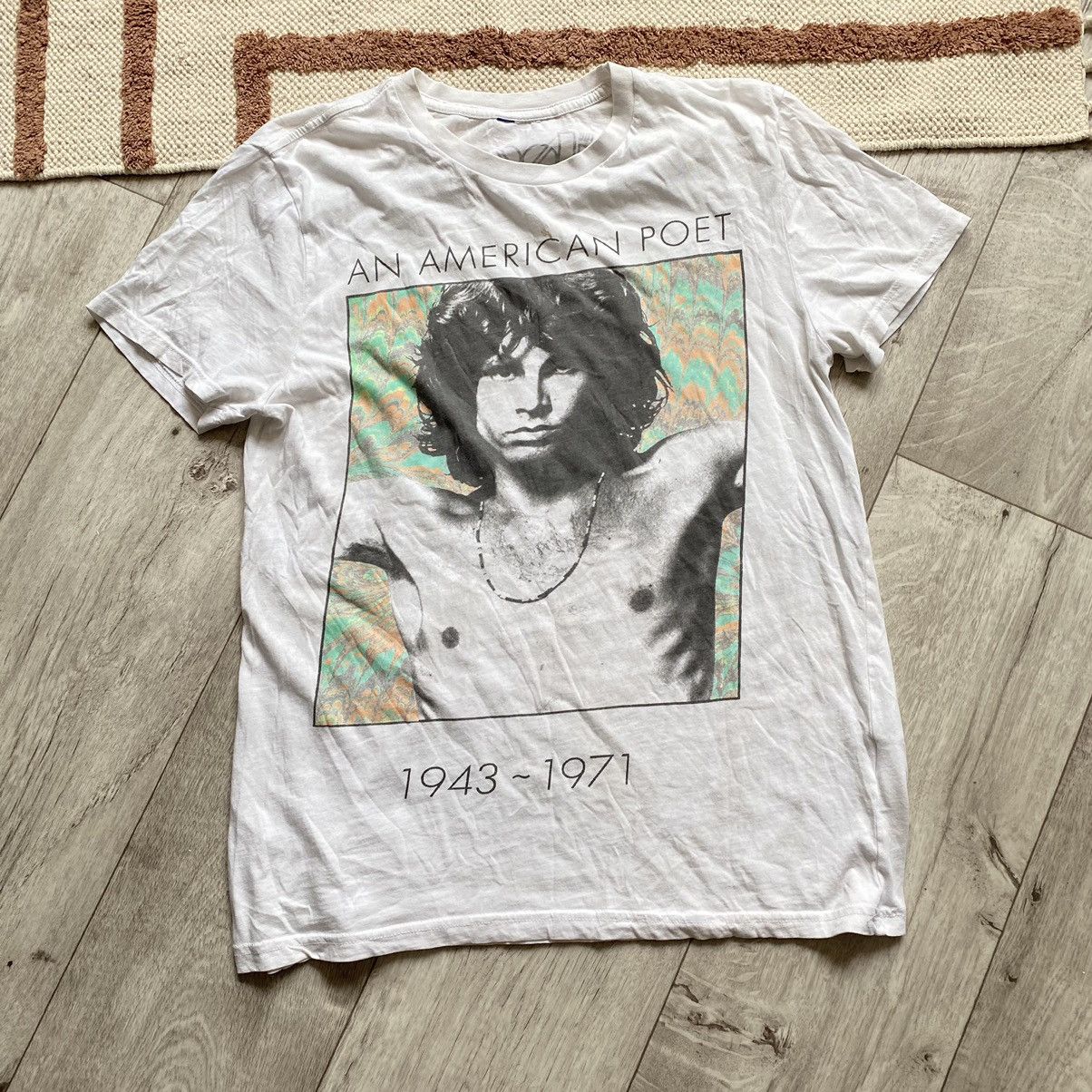 Band Tees THE DOORS AMERICAN POET Y2K JIM MORRISON T SHIRT Size US M / EU 48-50 / 2 - 1 Thumbnail