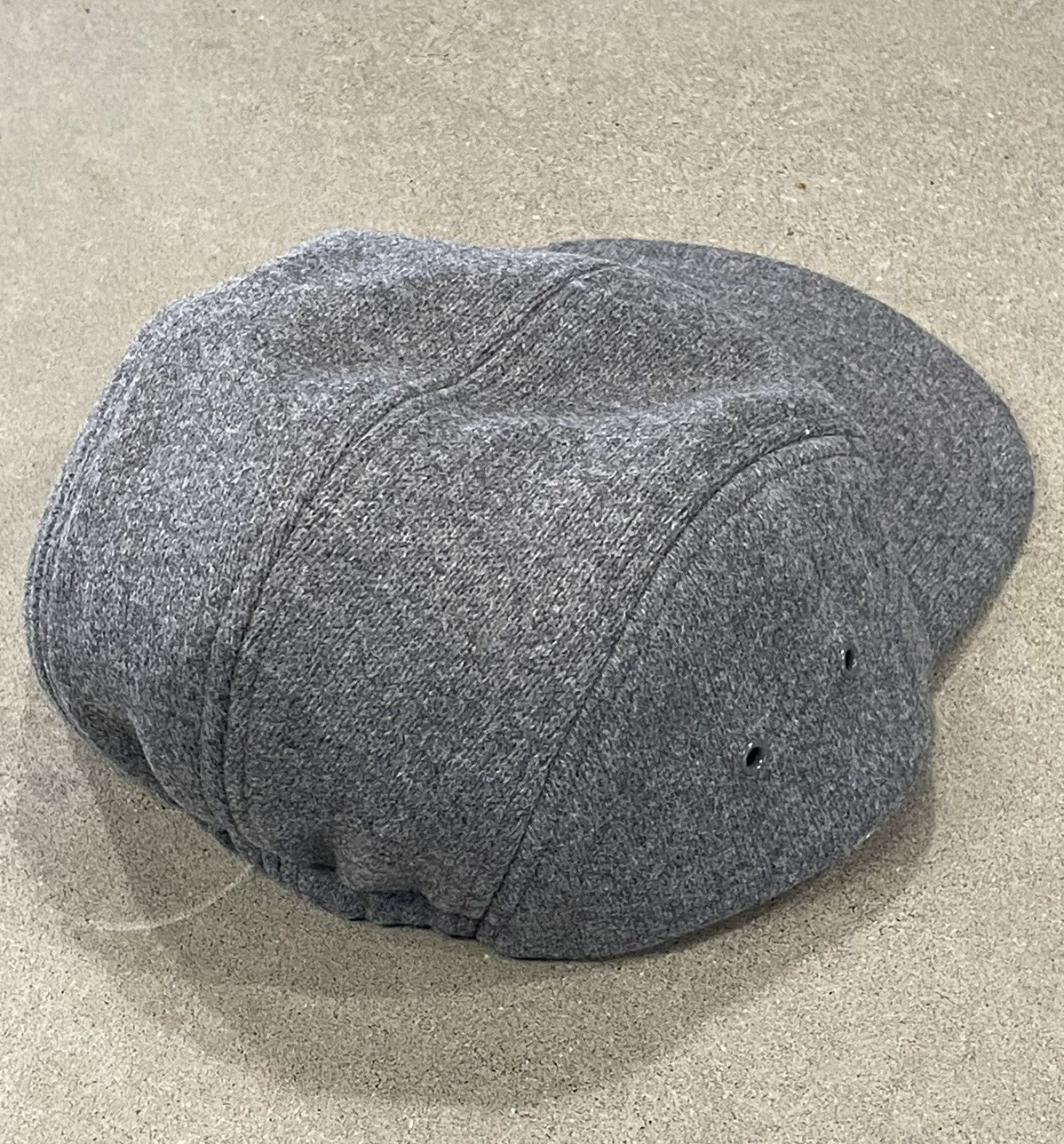 Supreme MINT: F/W 2014 Supreme Fitted Wool Camp Cap "HT Grey" Sz M/L Size ONE SIZE - 6 Thumbnail