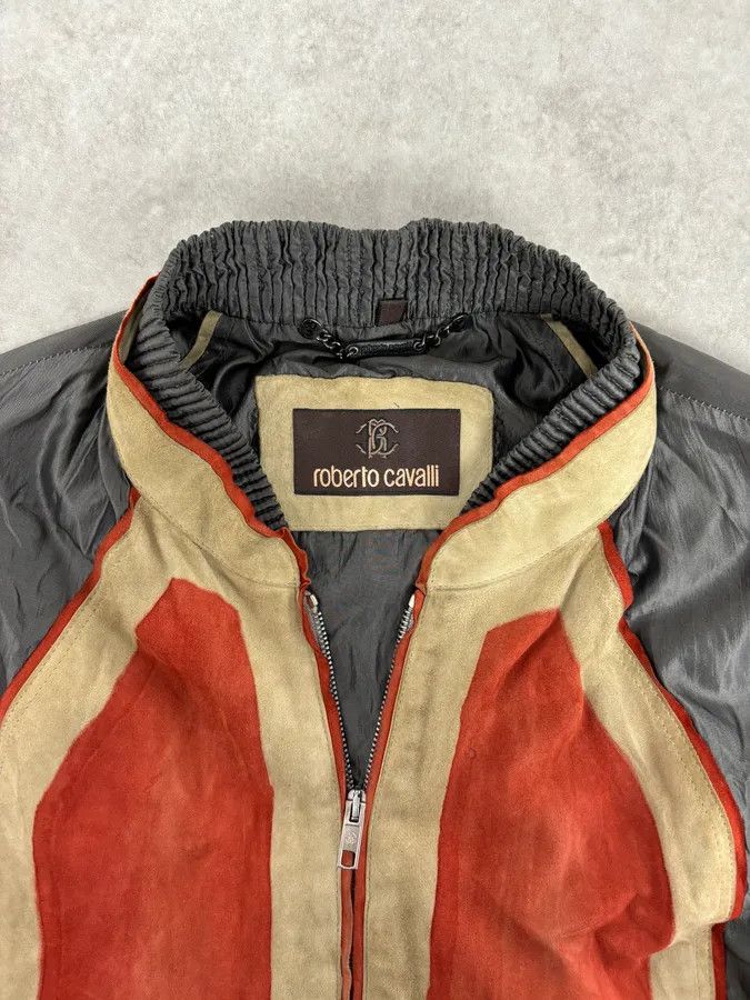 Roberto Cavalli Roberto Cavalli Biker Suede Calf Leather Jacket Size US M / EU 48-50 / 2 - 4 Thumbnail