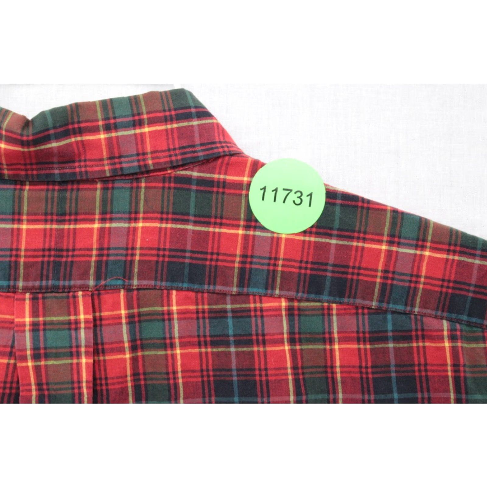 Ralph Lauren VINTAGE Ralph Lauren The Big Shirt Men's XXL Red Tartan Plaid Long Sleeve Oversized Shirt Size US XXL / EU 58 / 5 - 8 Thumbnail