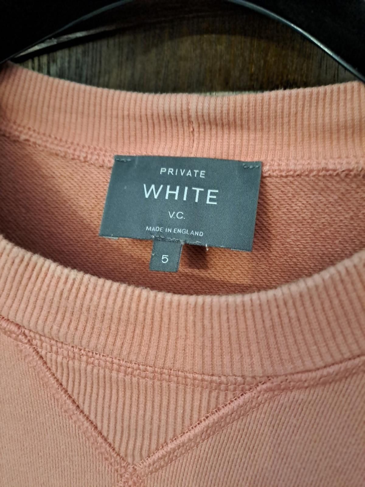 Private White V.C. Private White VC Mens Crew Sweatshirt Size 5 L Salmon Size US L / EU 52-54 / 3 - 5 Thumbnail