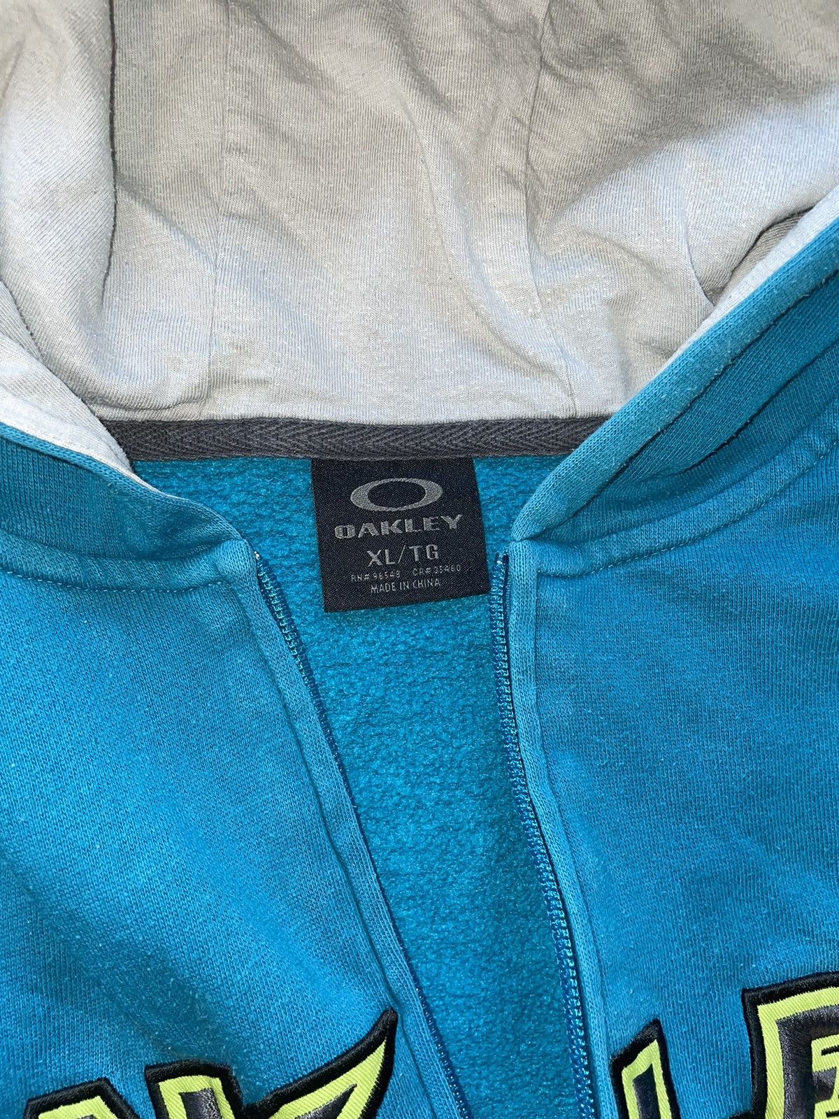Zip Hoodie Oakley Big Logo Vintage Outdoor Y2K Opium