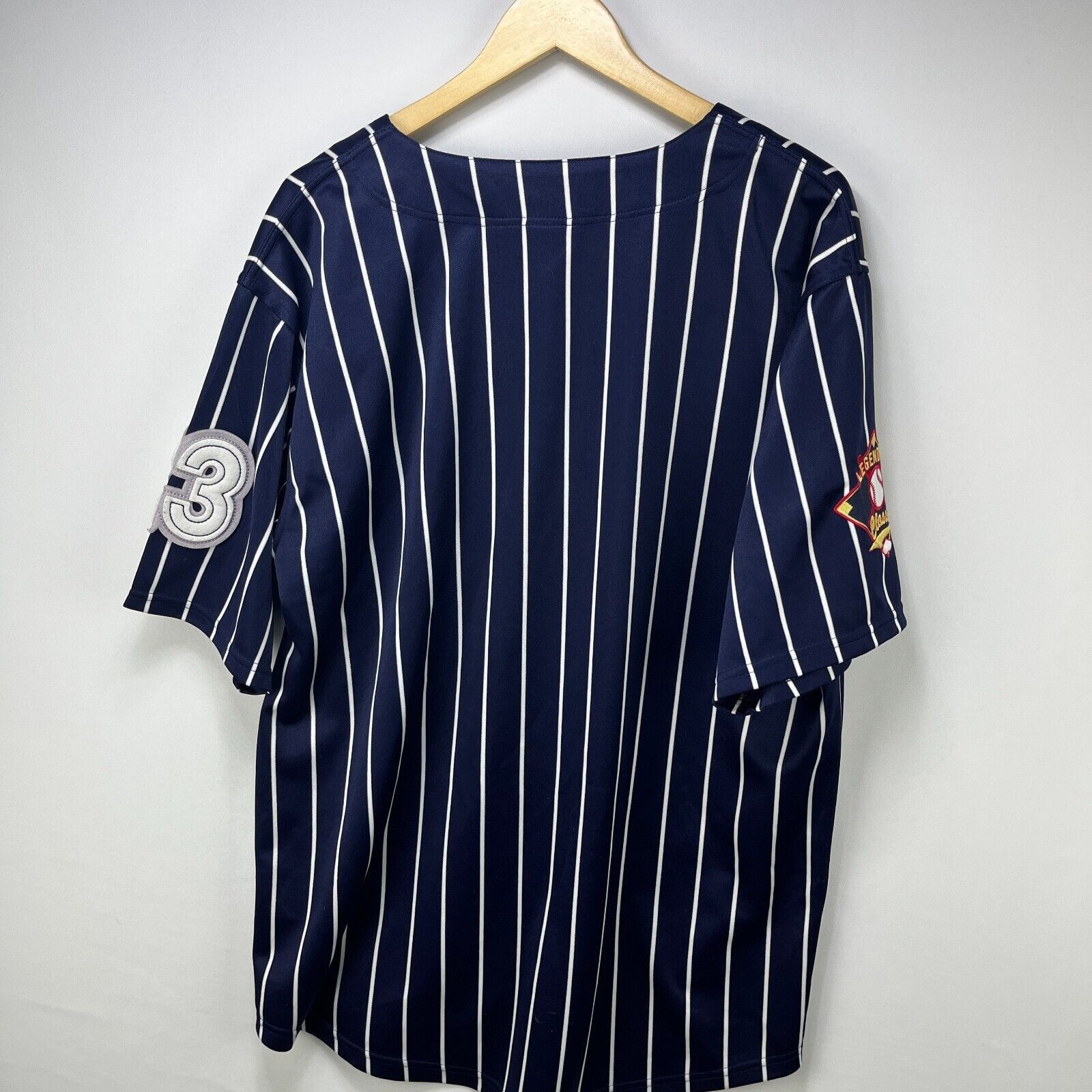 Vintage Vintage 90s New York Baseball Jersey Pinstripe XL Classic Size US XL / EU 56 / 4 - 12 Thumbnail
