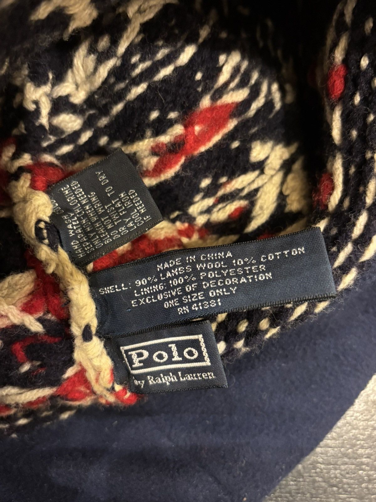 Polo Ralph Lauren Polo Ralph Lauren RL Knit Winter Hat Size ONE SIZE - 3 Thumbnail