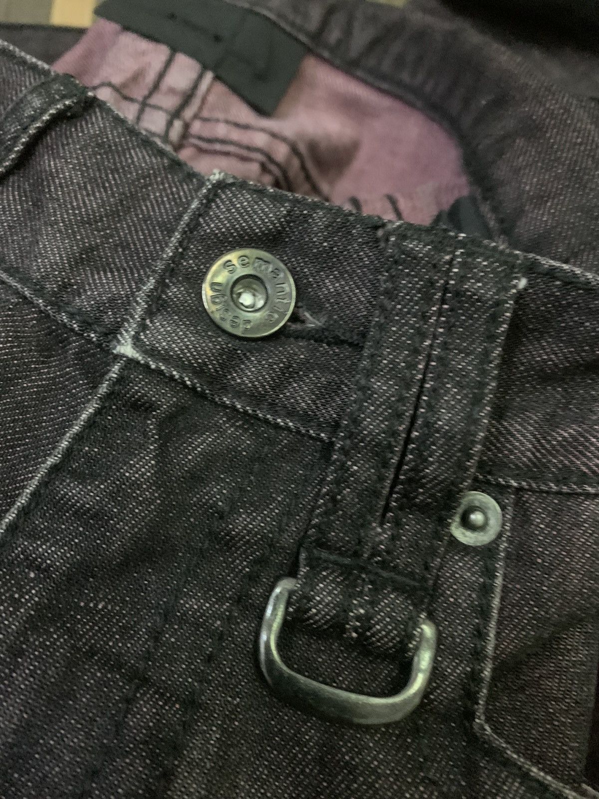 semanticdesign Vtg Japanese Semantic Design Denim Size US 29 - 3 Thumbnail