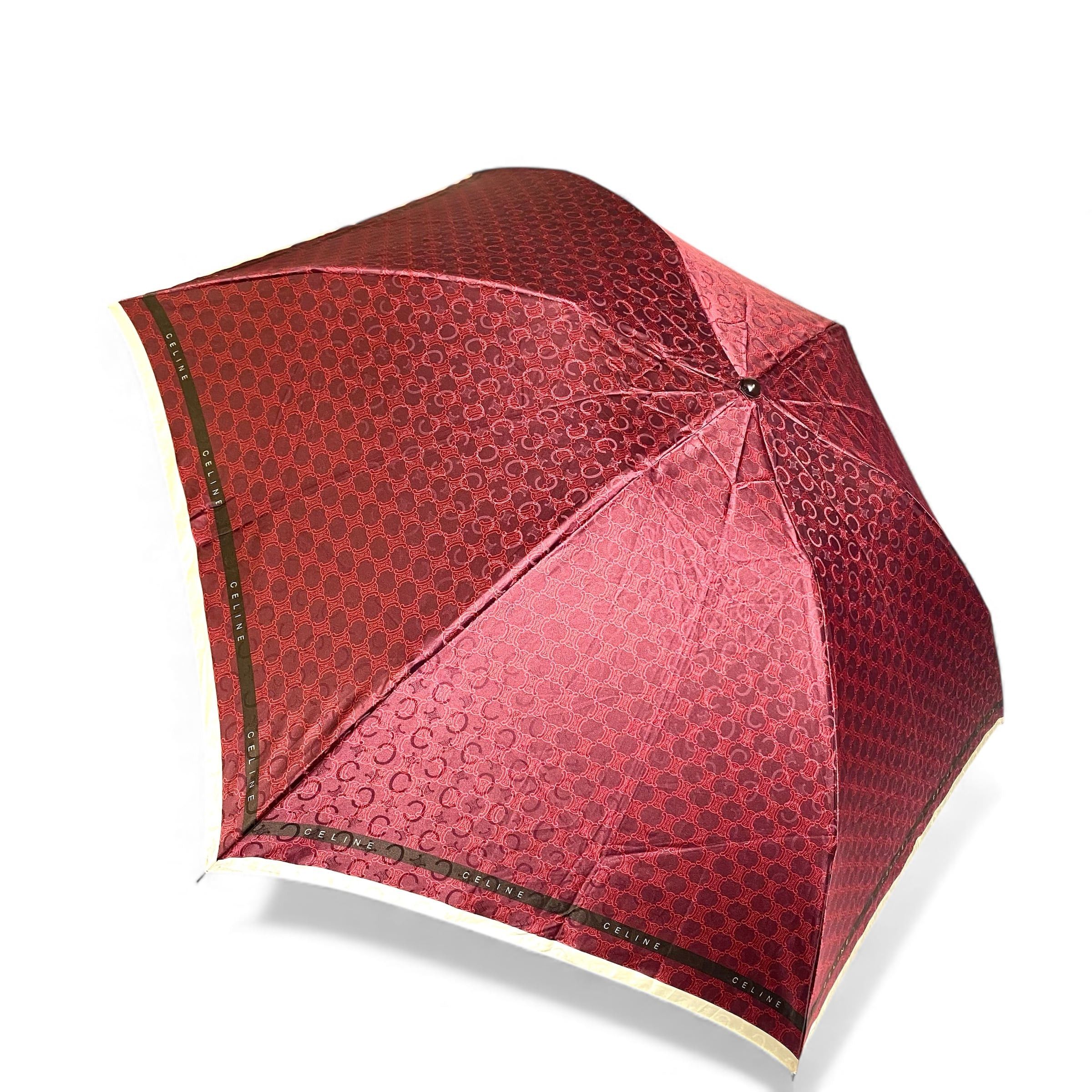 Celine CELINE Folding Umbrella Bordeaux Size ONE SIZE - 2 Thumbnail