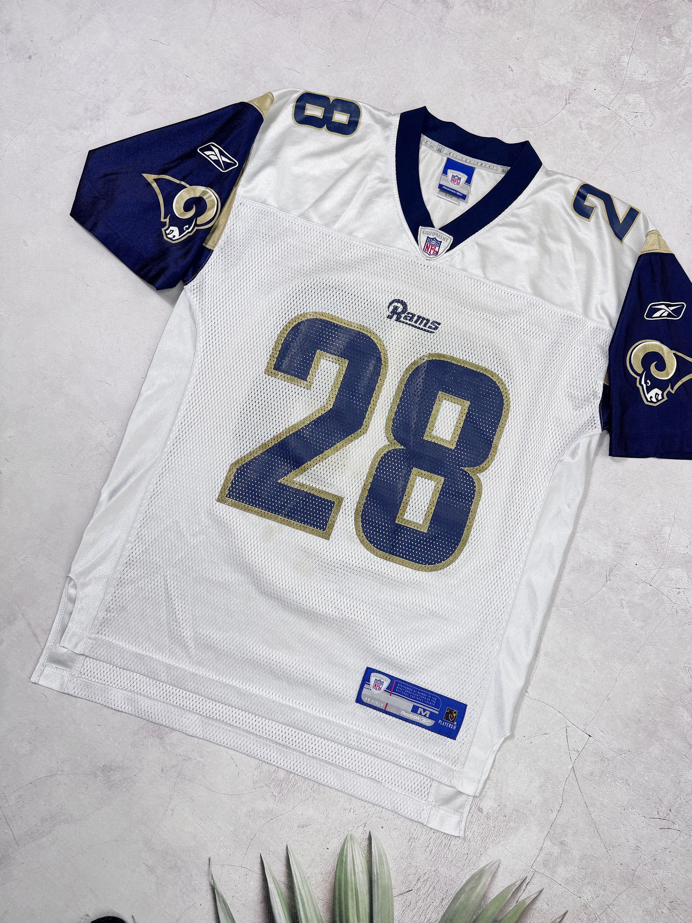 NFL Y2K Los Angeles Rams NFL Jersey #28 FAULK by Reebok Size US L / EU 52-54 / 3 - 4 Thumbnail