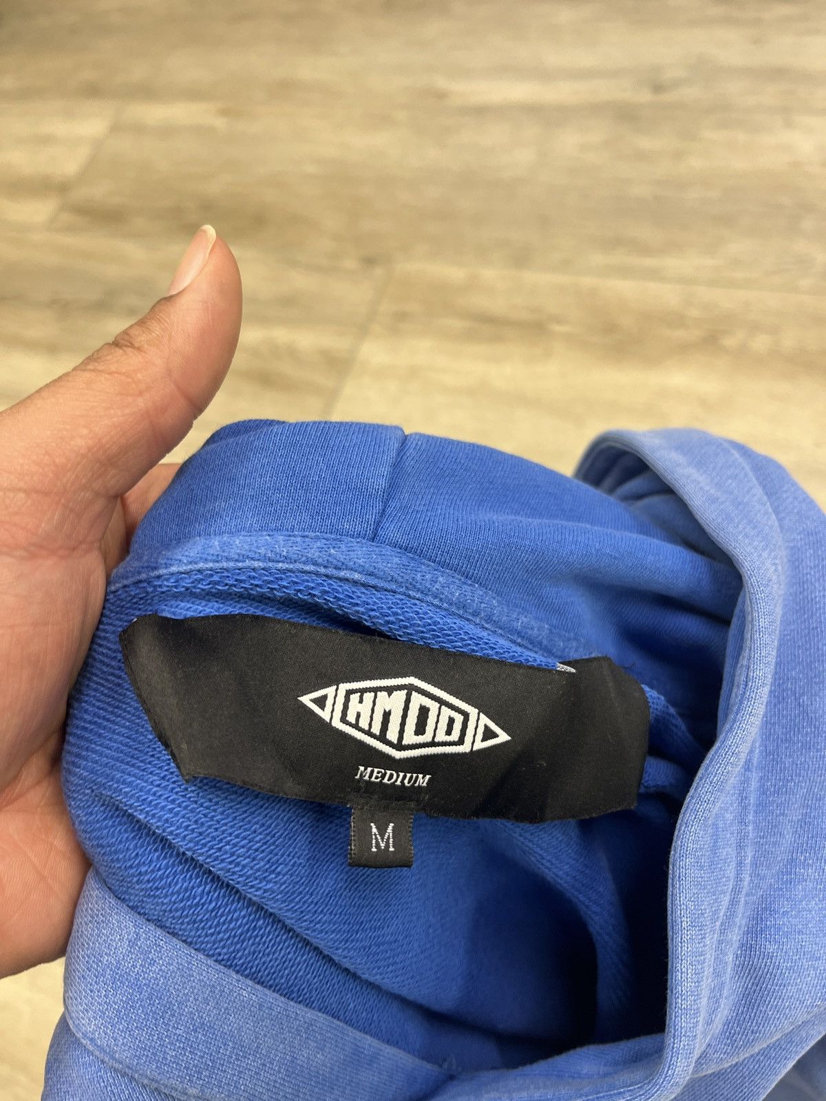 HMDD HMDD Blue Hoodie Sz M Size US M / EU 48-50 / 2 - 2 Thumbnail