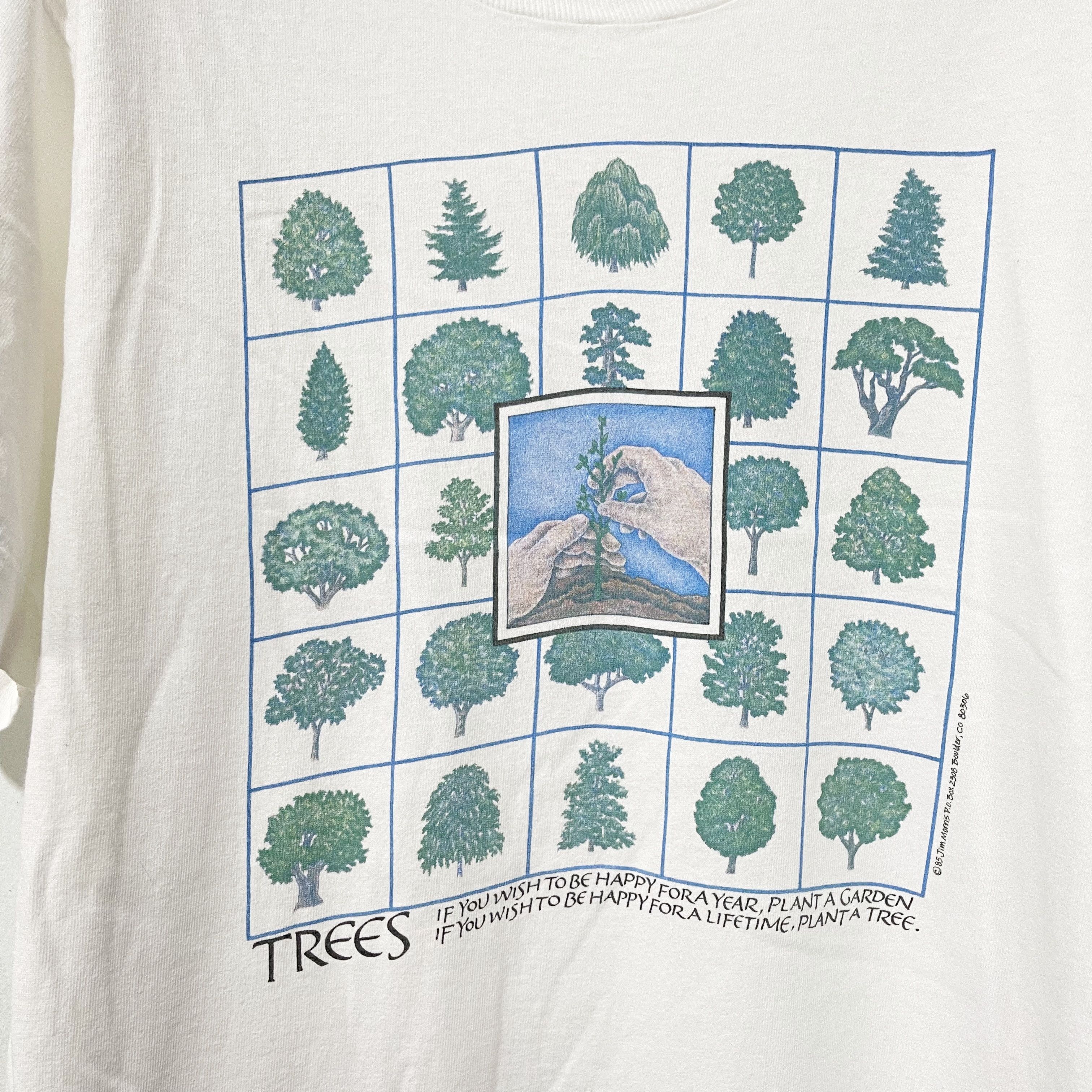 Vintage Vintage 90s Jim Morris Tree T-Shirt Size US M / EU 48-50 / 2 - 2 Thumbnail
