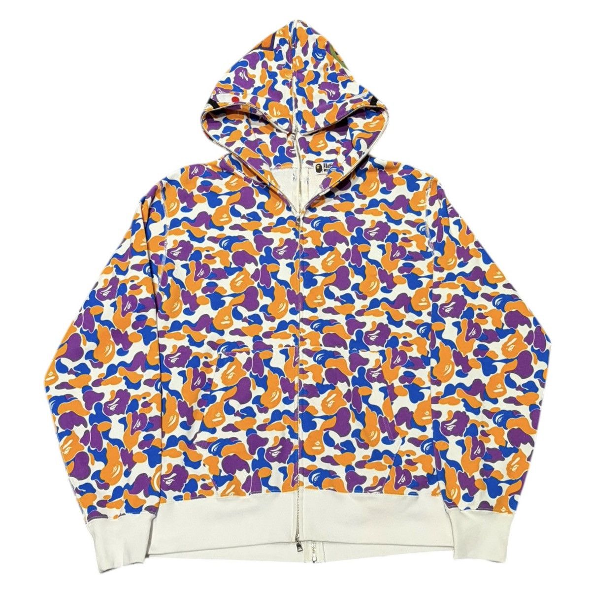 Bape BAPE LA Anniversary Camo Separate Shark Full Zip Hoodie Size US XXL / EU 58 / 5 - 2 Thumbnail