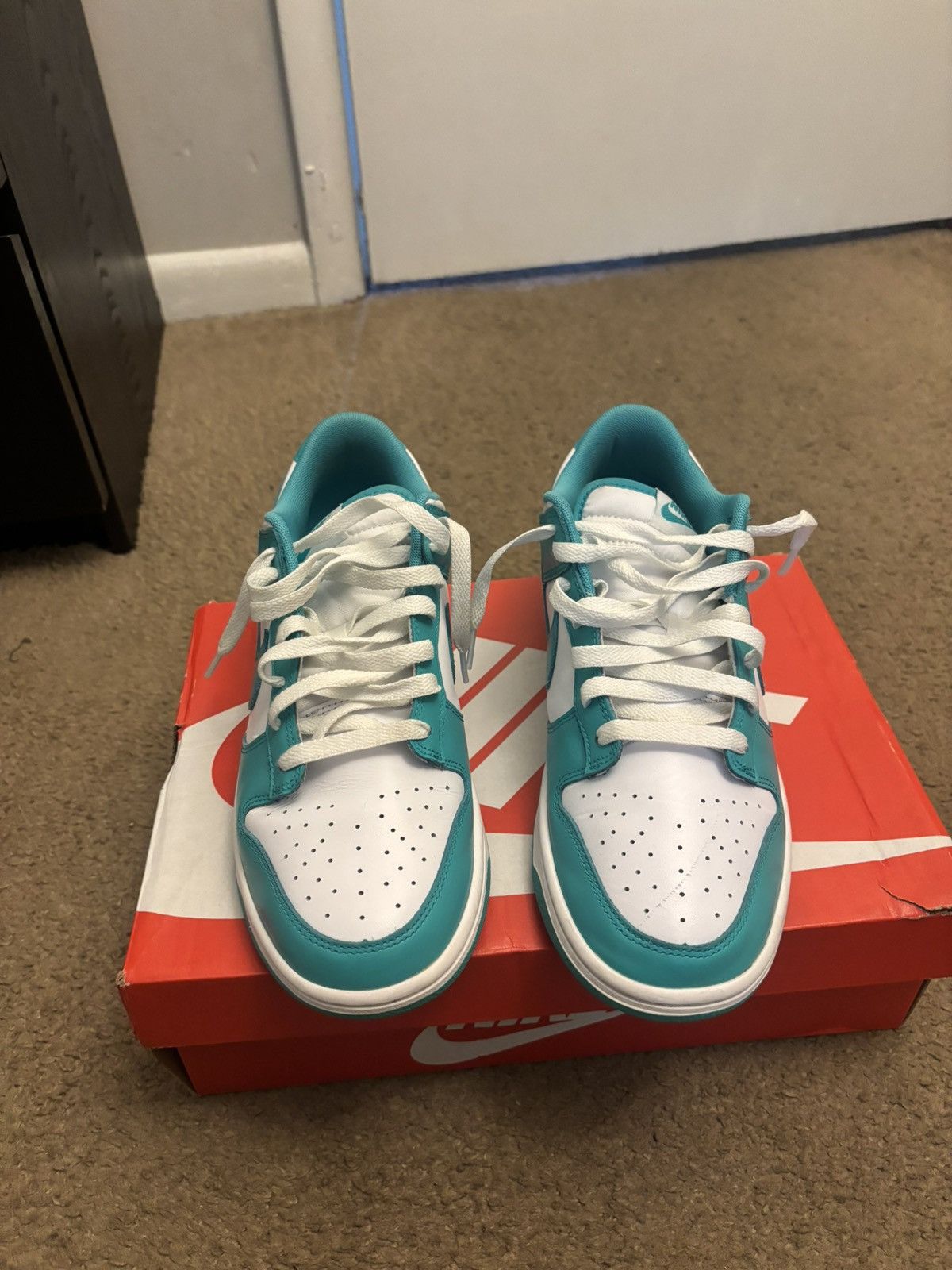 Jordan Brand Nike dunk low “clear jade” Size US 10 / EU 43 - 3 Thumbnail