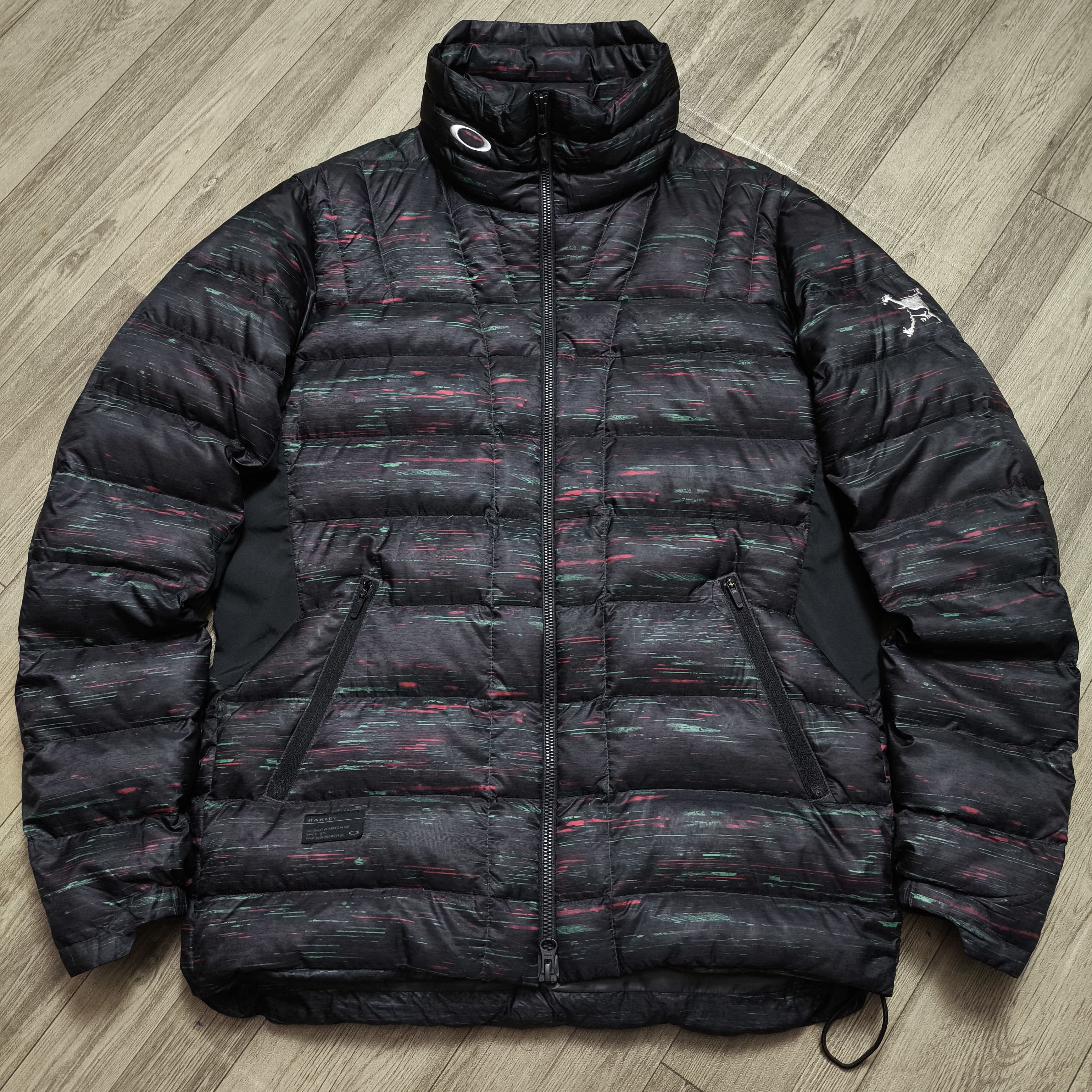 Montbell Oakley Skull Multi Colour Puffer Down Jacket Size US M / EU 48-50 / 2 - 2 Thumbnail