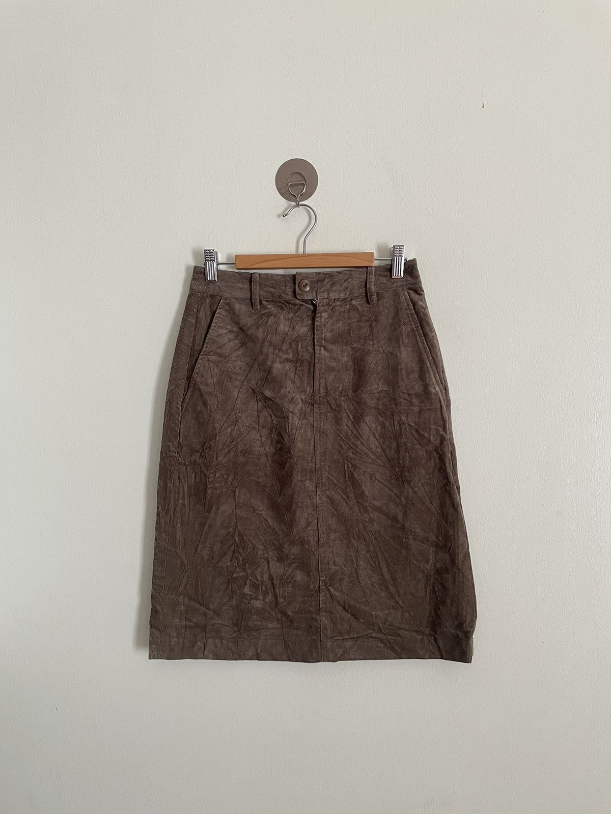A.P.C. A.P.C corduroy brown skirt Size 27" / US 4 / IT 40 - 1 Thumbnail