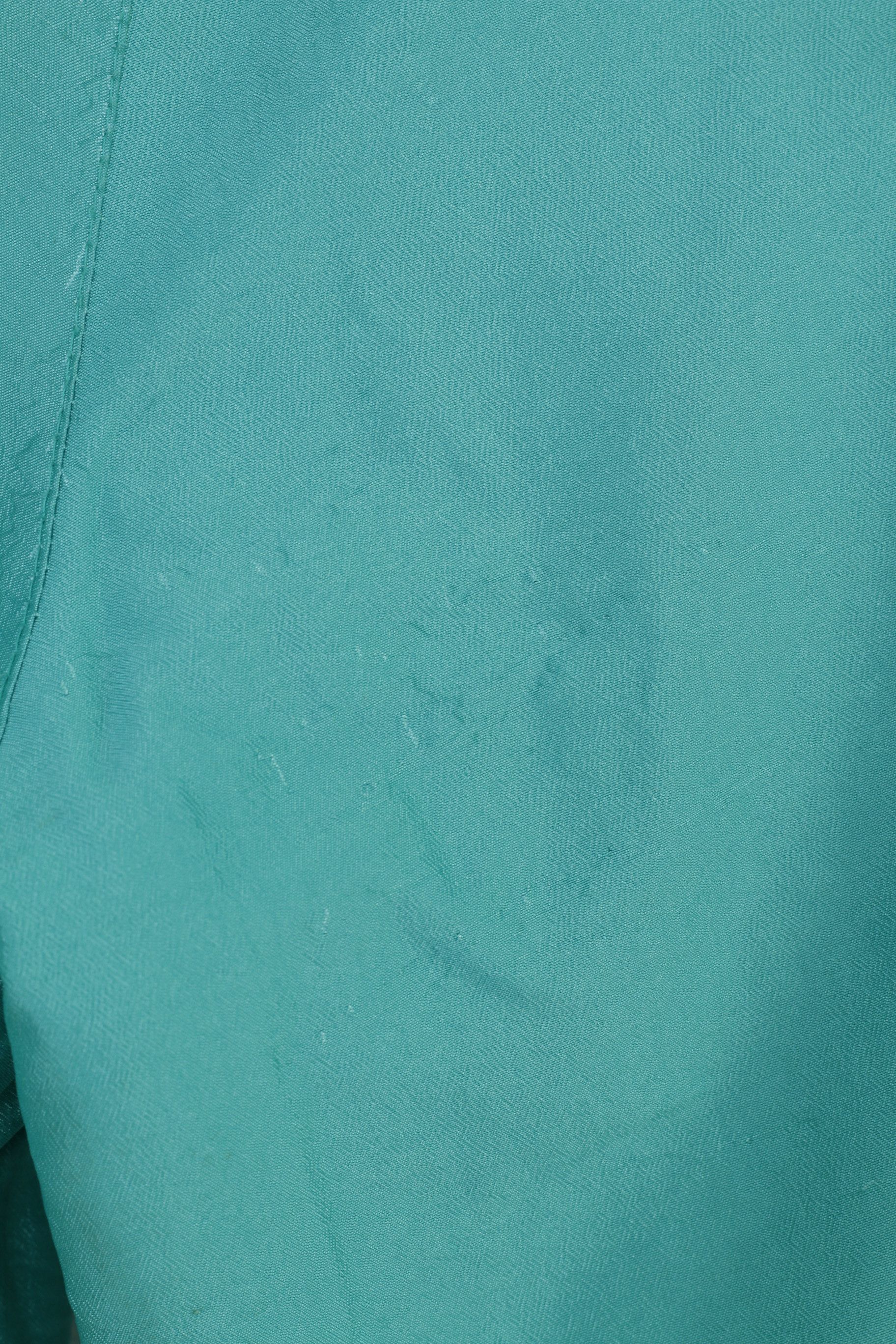 Vintage Etirel Women M Trousers Green Shiny Nylon Snowboard 10333 Size 26" / US 2 / IT 38 - 6 Thumbnail
