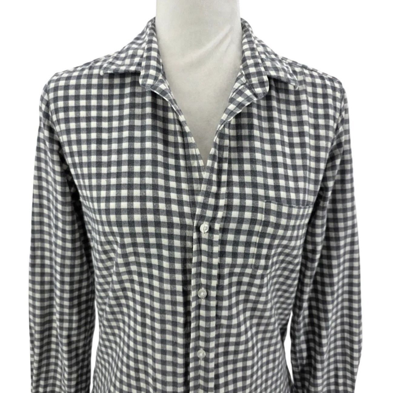 Frank & Eileen Frank & Eileen Womens Small Top Tailored Button Up Shirt Ita Size S / US 4 / IT 40 - 2 Thumbnail
