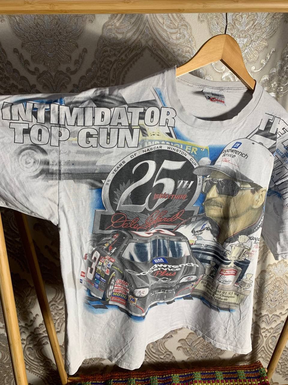 NASCAR × Vintage VERY RARE DALE EARNHARDT WINSTON CUP CHAMPIONSHIP 90s Y2K Size US XL / EU 56 / 4 - 3 Thumbnail