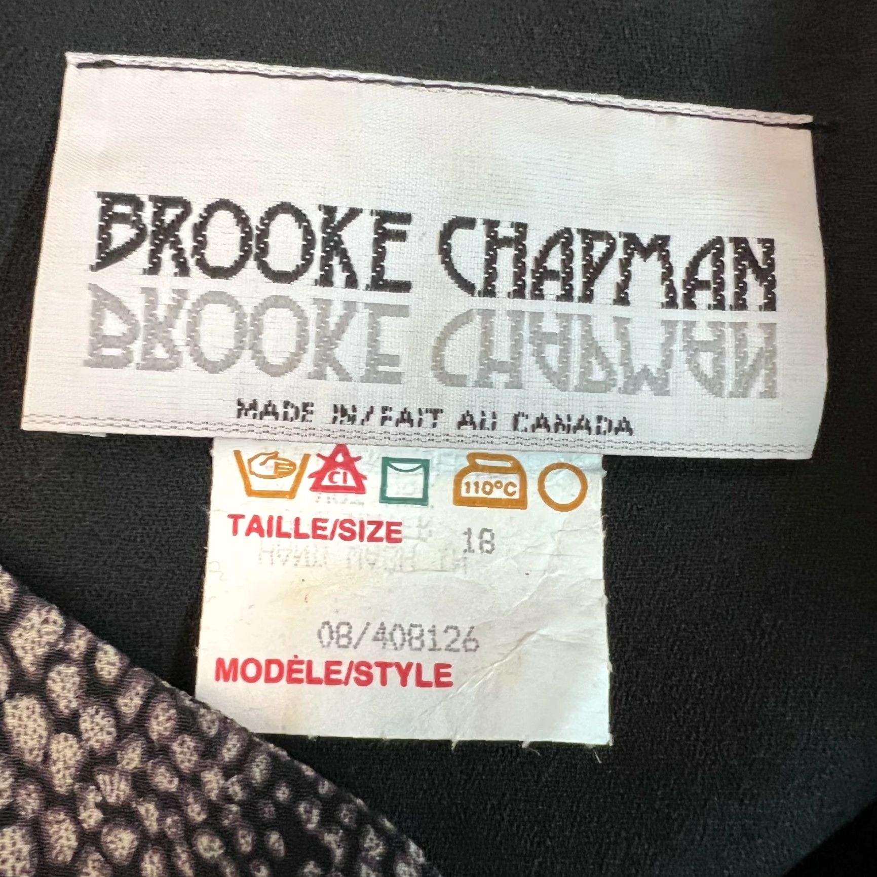 Vintage Brooke Chapman Womens Snakeskin Basic Jacket 3/4 Sleeve Lined Black Size 18 (Plus) Mens? Size XXL / US 16-18 / IT 52-54 - 6 Thumbnail