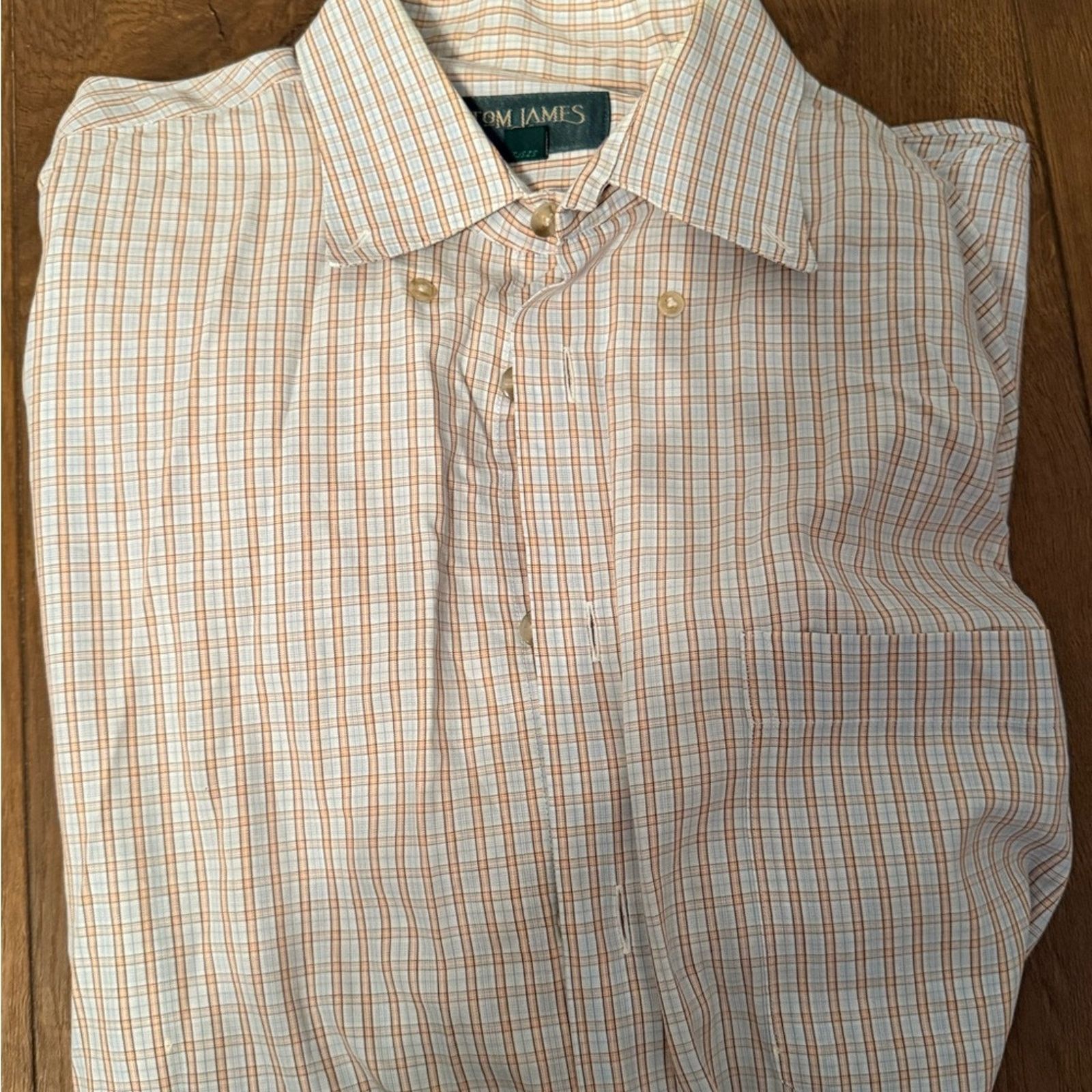 Tom James Tom James Plaid Shirt Size US L / EU 52-54 / 3 - 1 Thumbnail