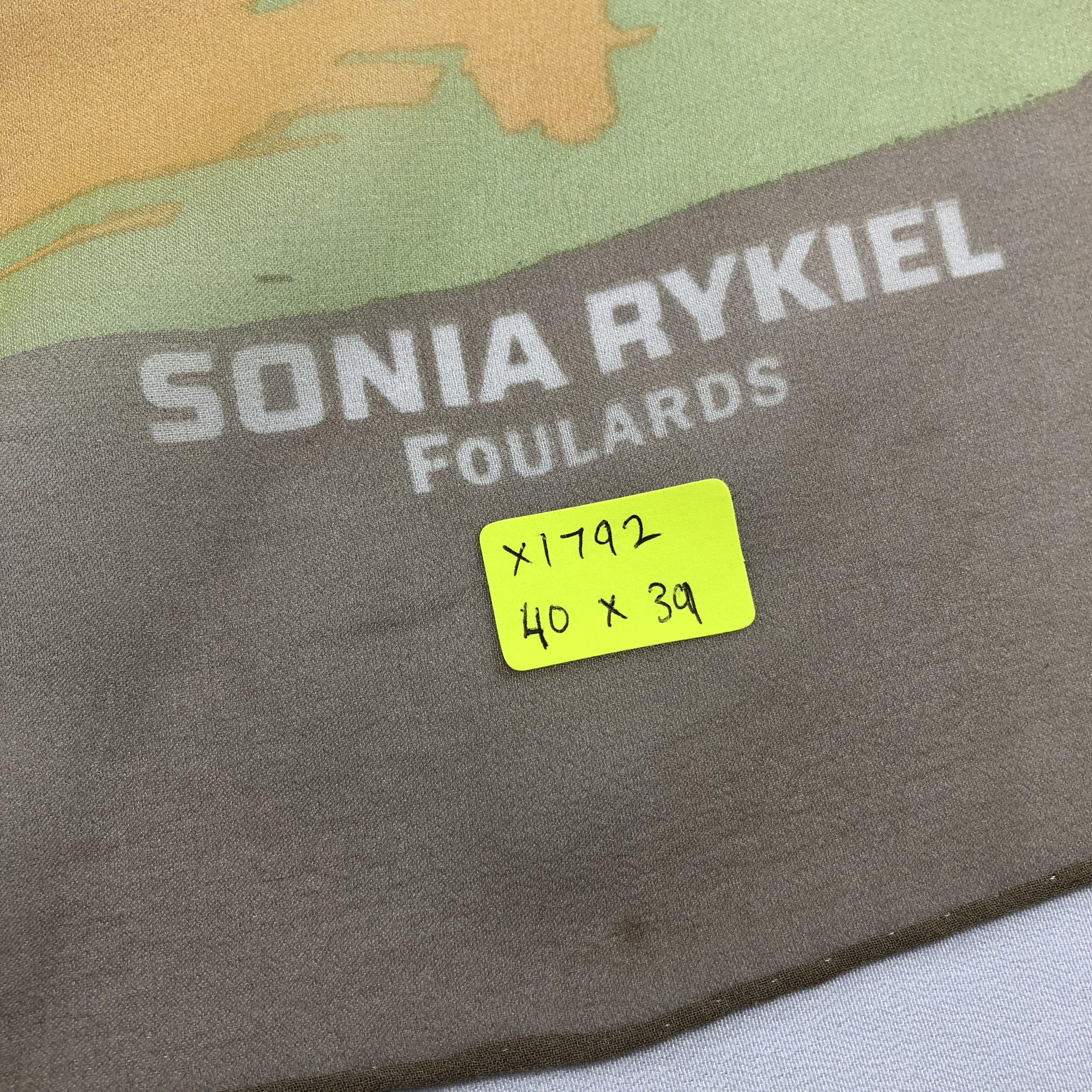 Sonia Rykiel × Vintage Vintage Sonia Rykiel Silk Scarf Size ONE SIZE - 6 Thumbnail