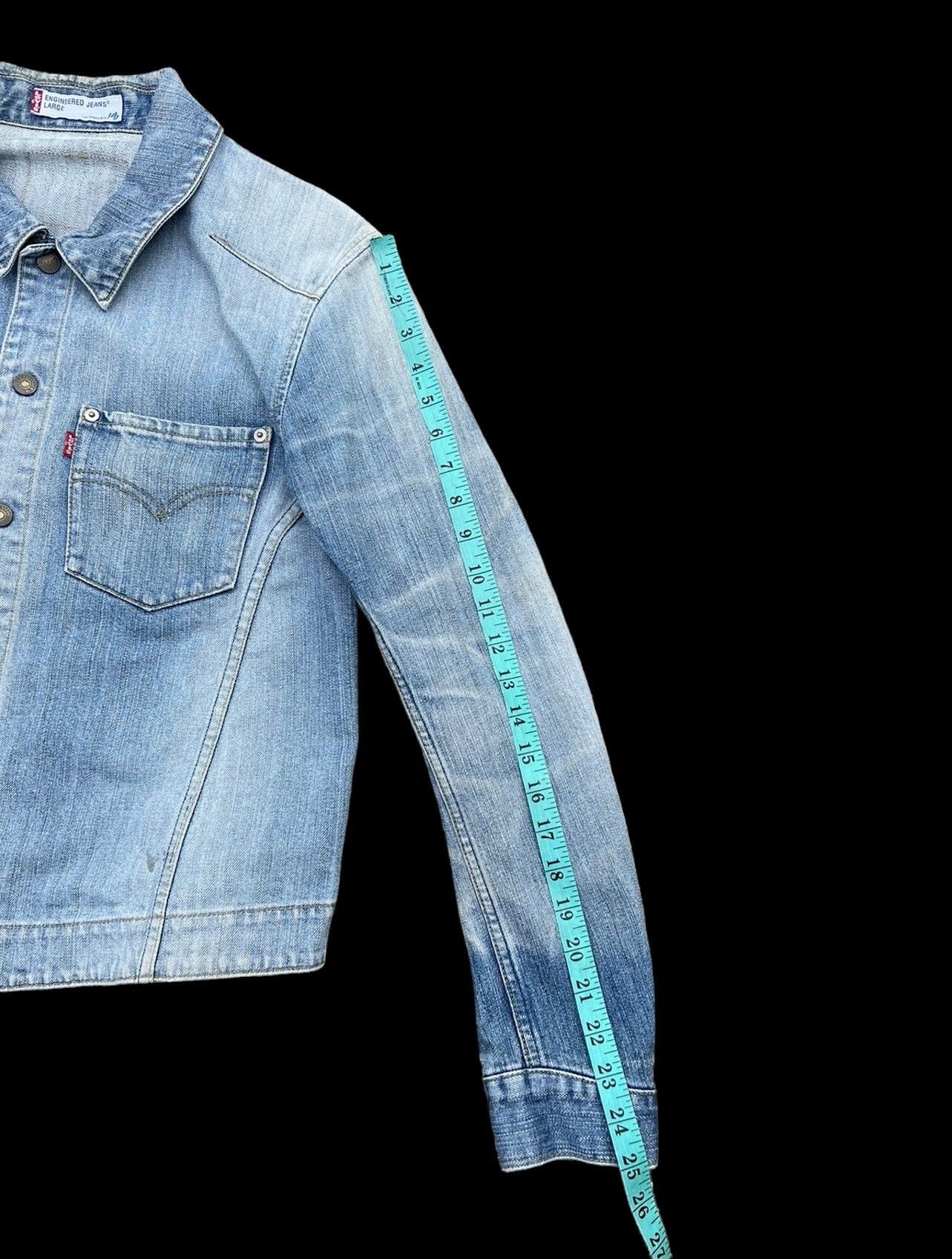 Japanese Brand 2002 Levi’s Engineer Teenage Riot Fade Trashed Denim Jacket Size US M / EU 48-50 / 2 - 5 Thumbnail