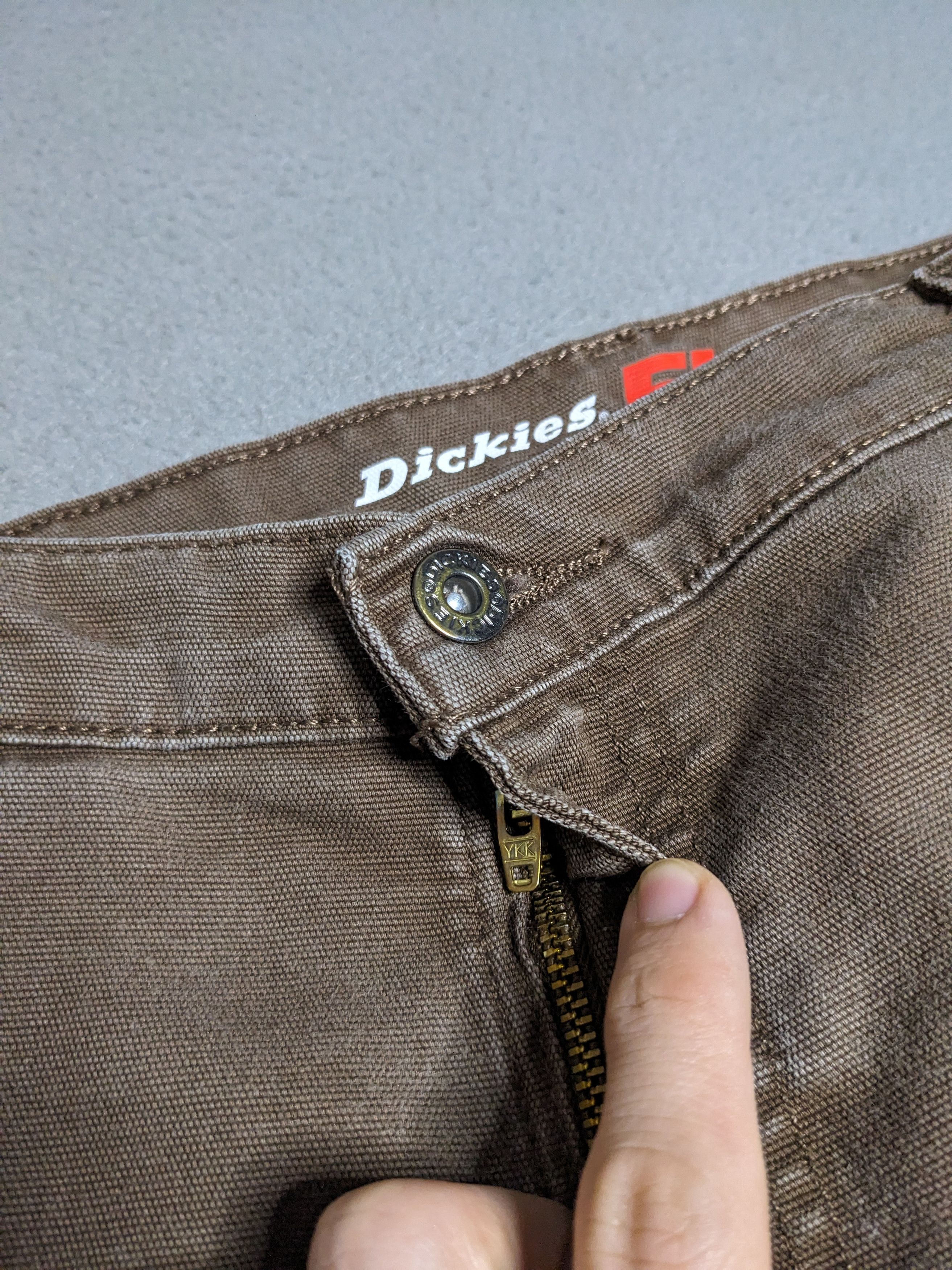 Dickies Dickies Carpenter Pants 32x31 Canvas Brown Distressed Faded Size US 32 / EU 48 - 9 Thumbnail