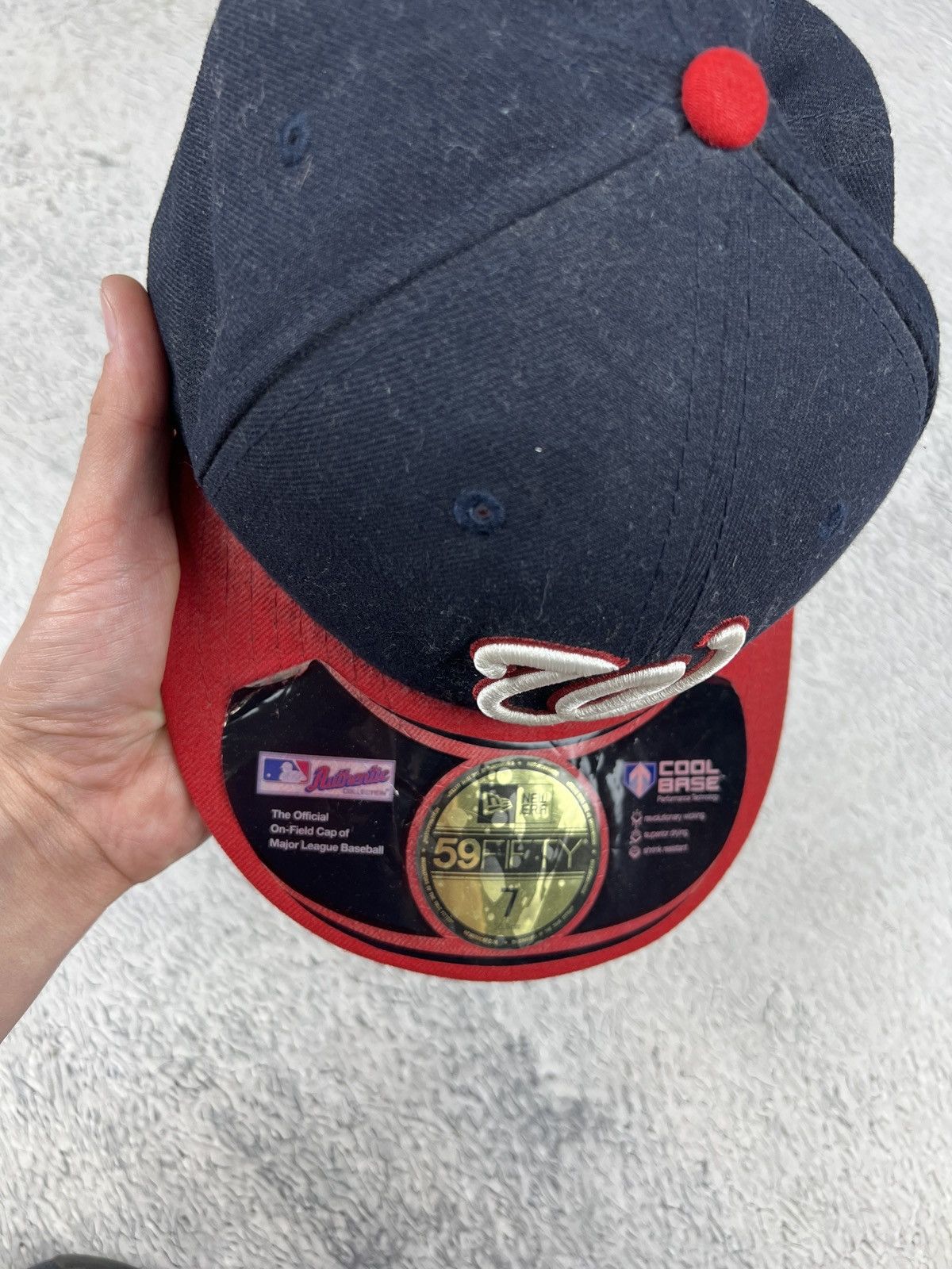 Mitchell & Ness × New Era × Vintage Washington Nationals size 7 55.8 New Era 59FIFTY Fitted Cap Size ONE SIZE - 2 Thumbnail