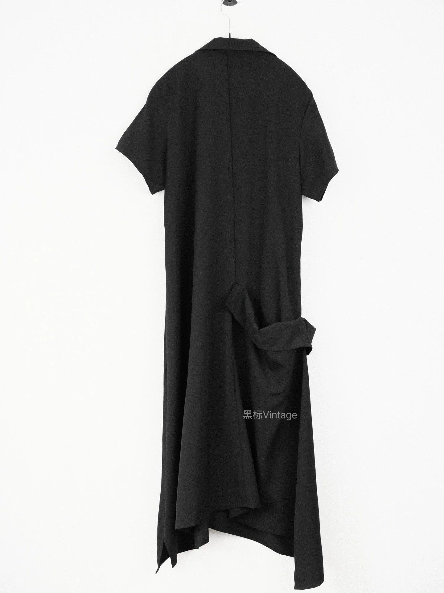 Yohji Yamamoto Yohji Yamamoto 25ss VTG Asymmetric Draped Short Sleeve Dress Size S / US 4 / IT 40 - 7 Thumbnail