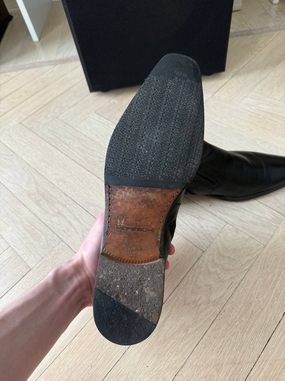 Moreschi Black Moreschi leather zip shoes Size US 10.5 / EU 43-44 - 7 Thumbnail