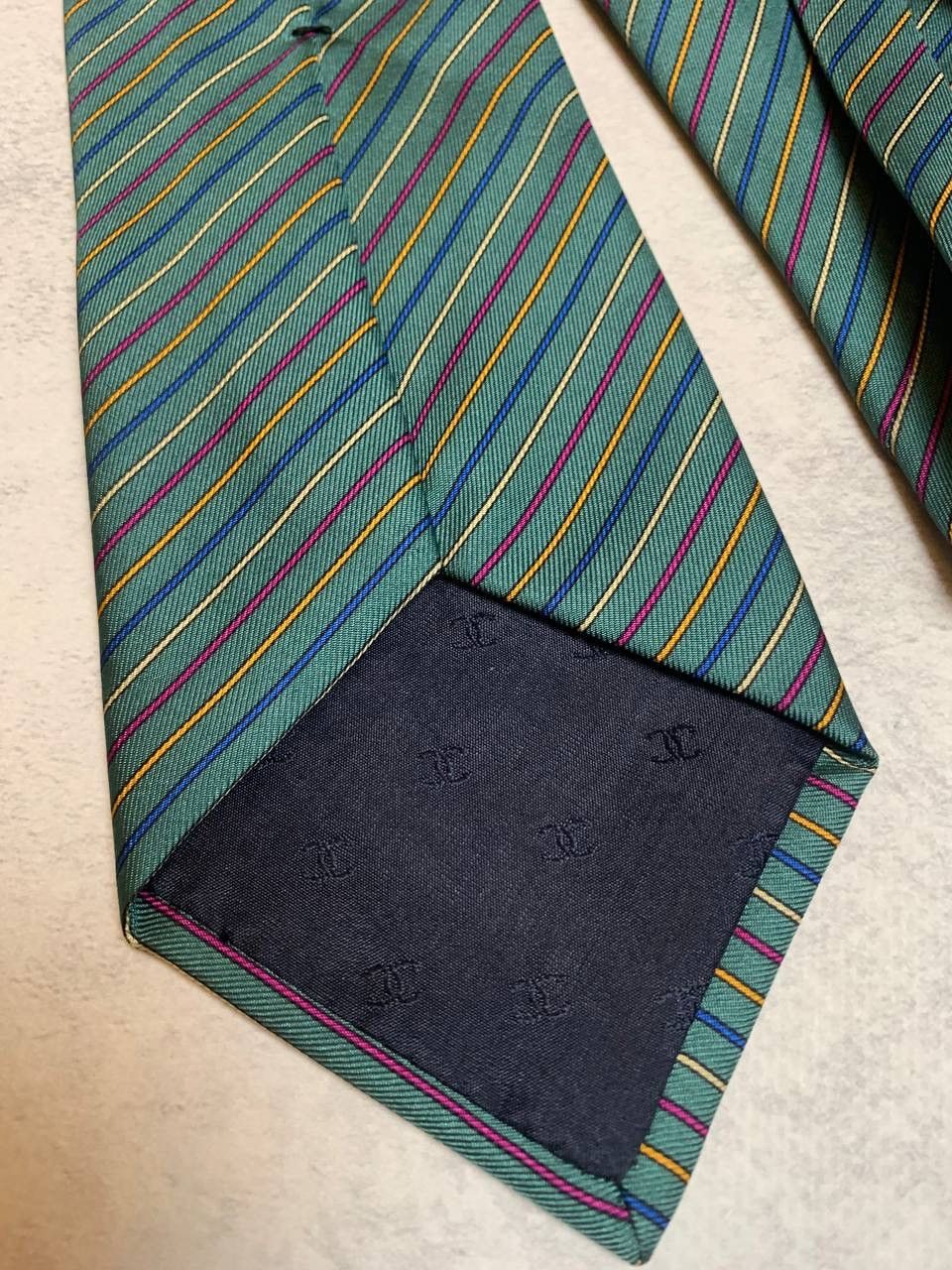 Chanel 90S Silk Tie Vintage Size ONE SIZE - 2 Thumbnail