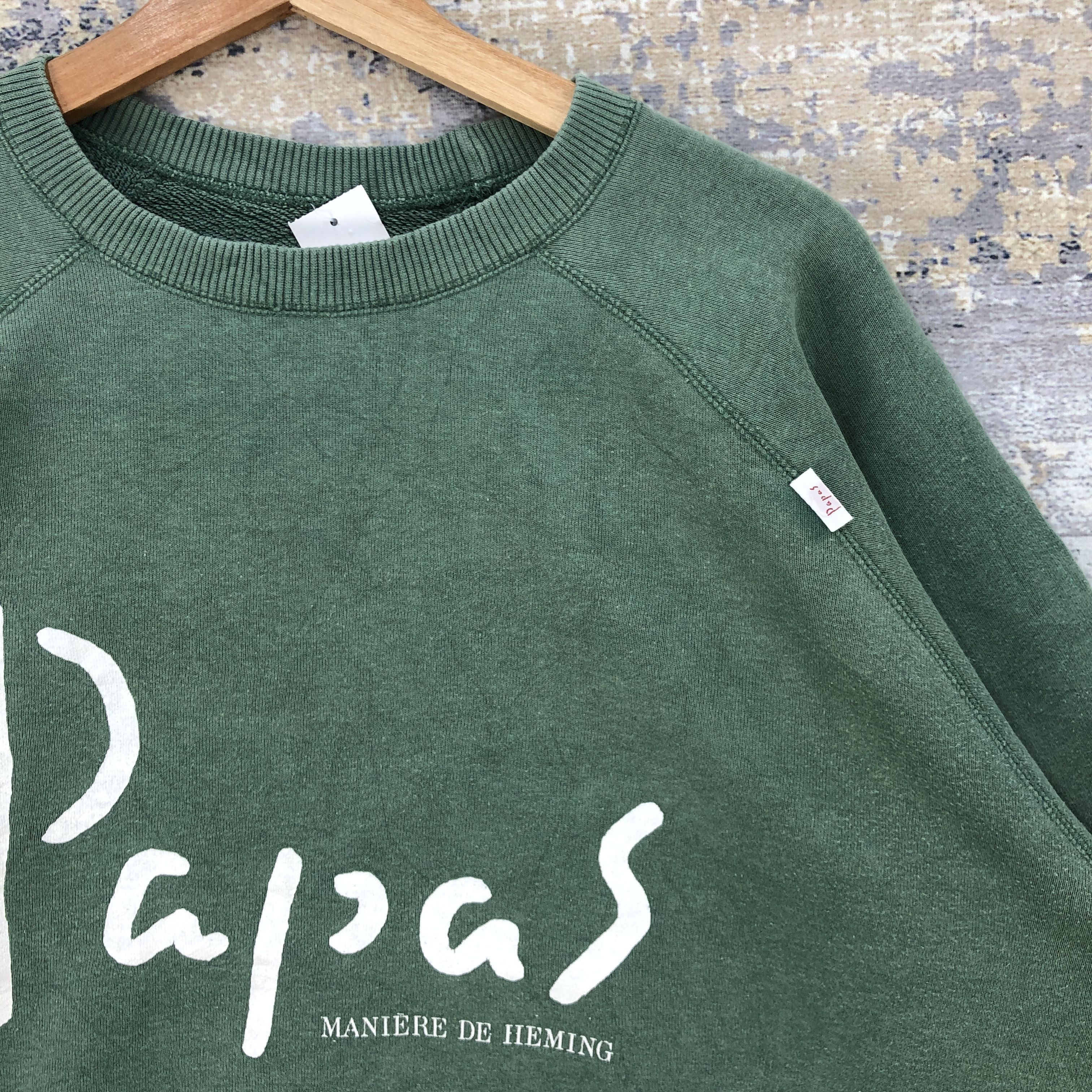 Japanese Brand × Vintage Vintage 90s Papas Maniere De Heming Japan Sweater Sweatshirt Size US XL / EU 56 / 4 - 7 Thumbnail