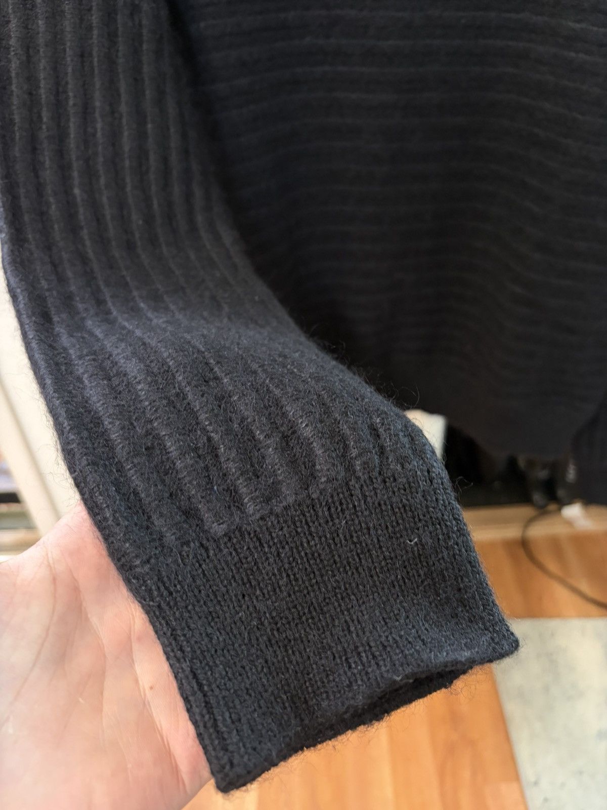 Saint Laurent Paris FW20 Mohair Ribbed Raglan Sweater Size US M / EU 48-50 / 2 - 2 Thumbnail
