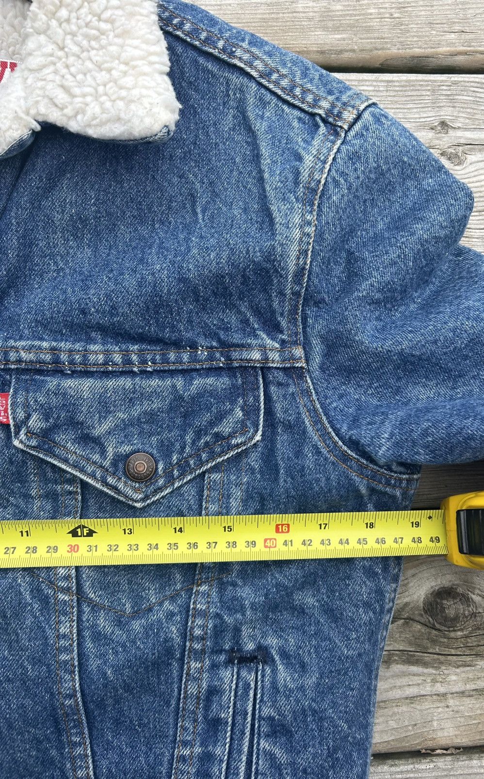 Levi's Vintage Clothing Levi’s Sherpa Lined Denim Trucker Jacket Vintage Faded Blue Size US S / EU 44-46 / 1 - 5 Thumbnail