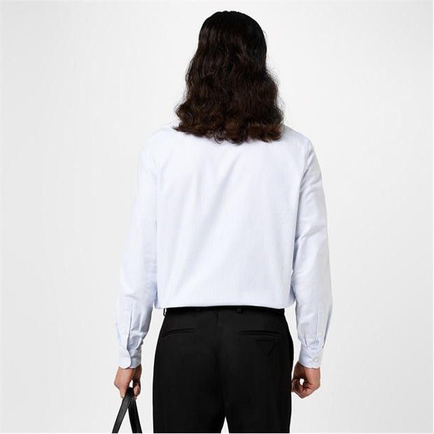 Prada PRADA Pinstripe Logo Shirt Size US L / EU 52-54 / 3 - 4 Thumbnail