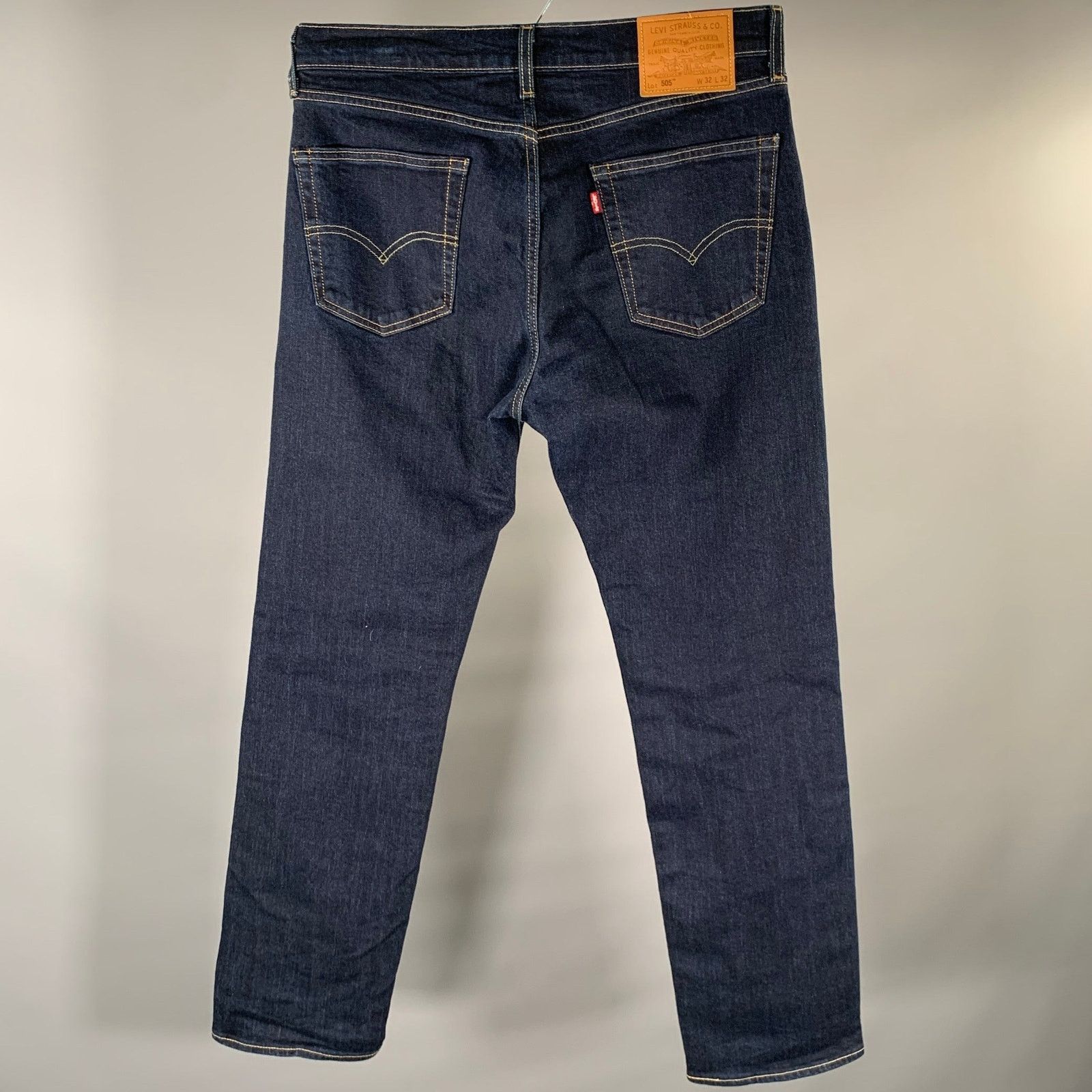 Levi's LEVI STRAUSS Size 32 Indigo Contrast Stitch Straight Jeans Size US 32 / EU 48 - 2 Thumbnail