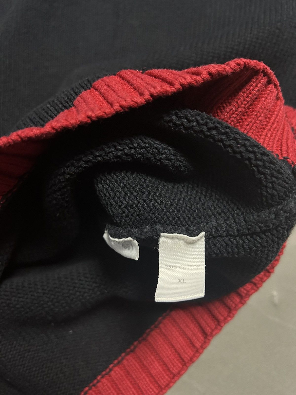 Saint Laurent Paris YSL sweater turtleneck black red Saint Laurent Jeans Size US XL / EU 56 / 4 - 5 Thumbnail
