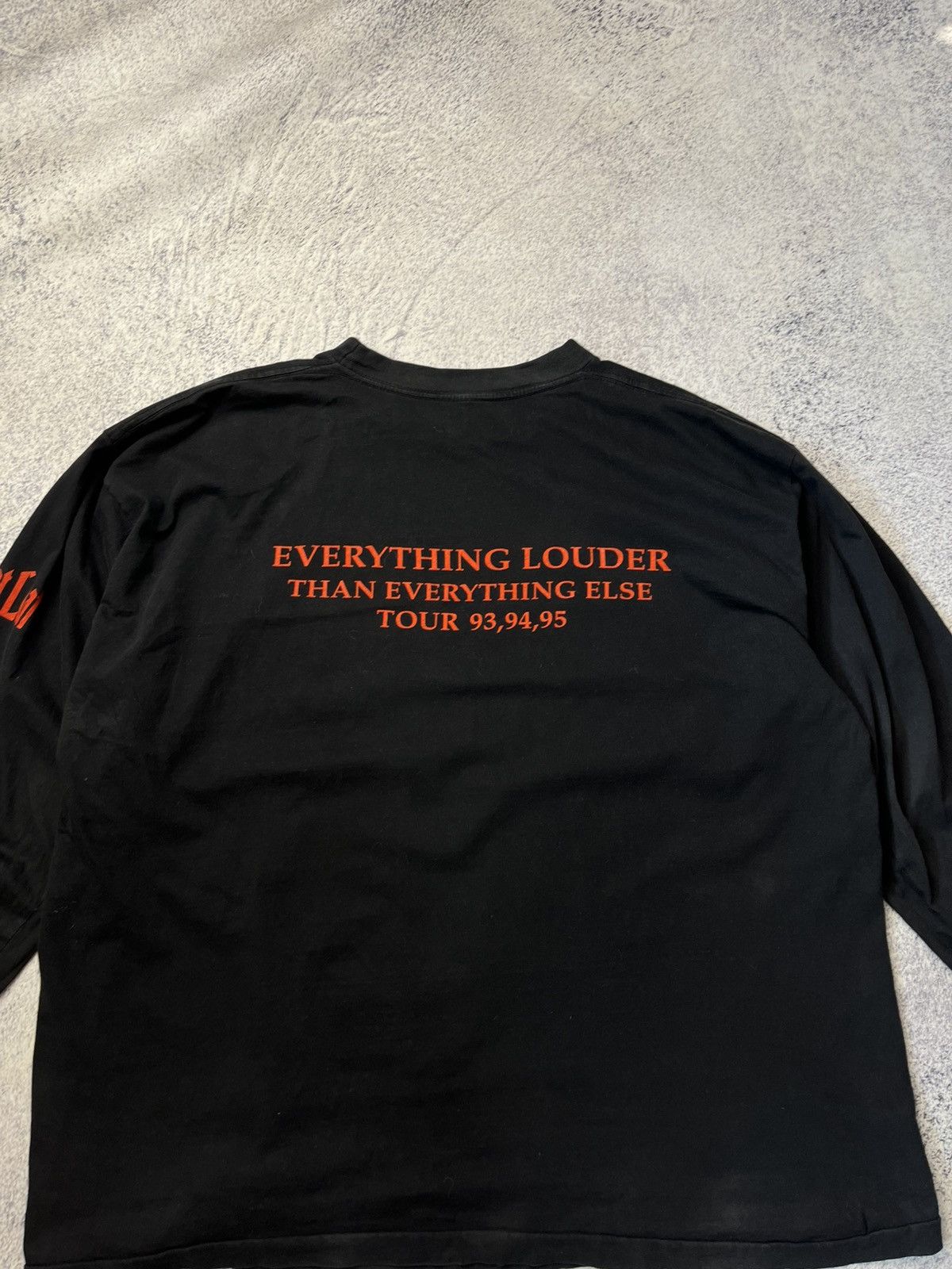 Band Tees Vintage 1993 Meat Loaf World Tour Long Sleeve T-Shirt Size US XL / EU 56 / 4 - 24 Thumbnail