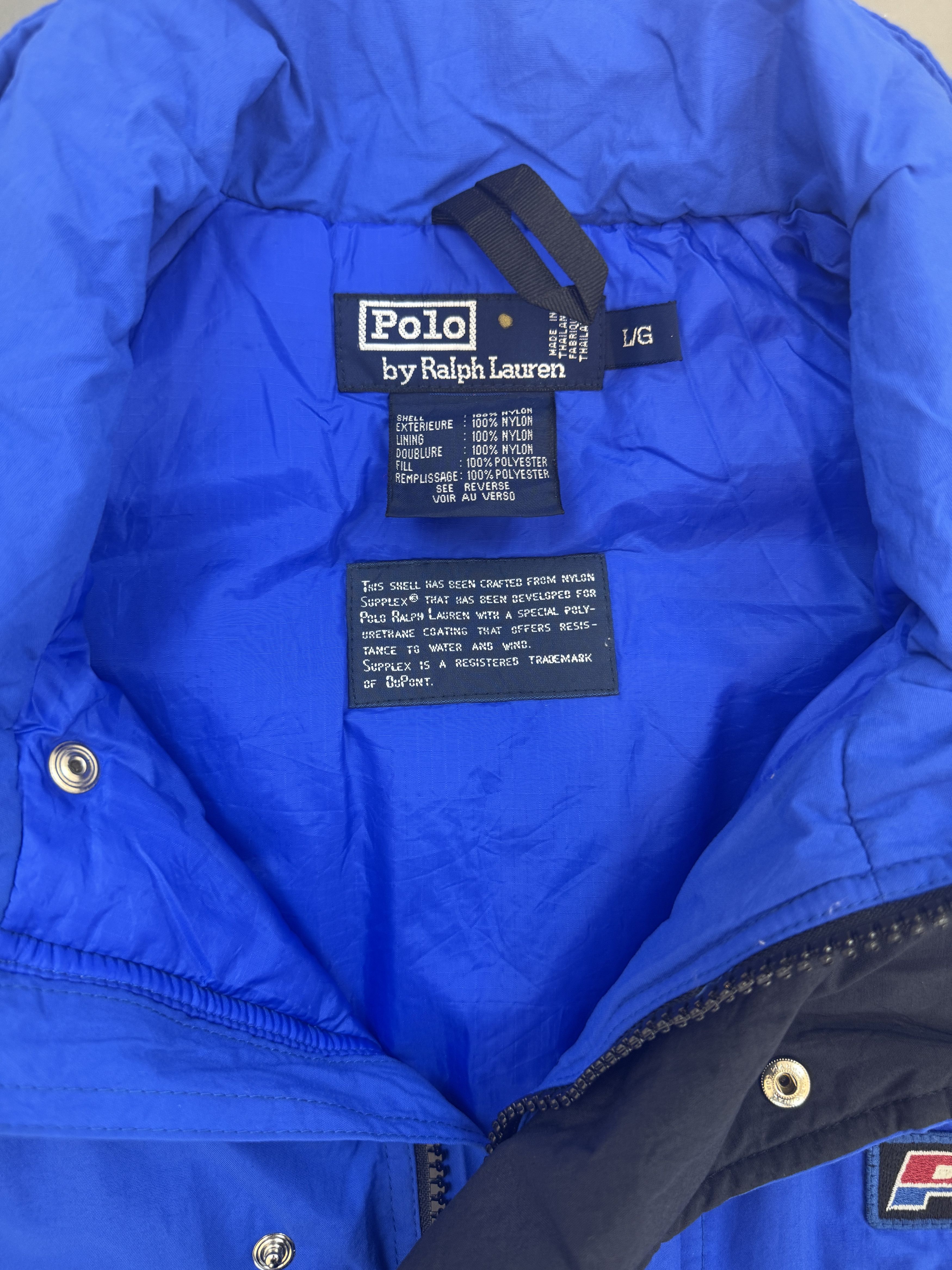 Polo Ralph Lauren Vintage Polo Ralph Lauren Blue Skiing Jacket Size US L / EU 52-54 / 3 - 3 Thumbnail